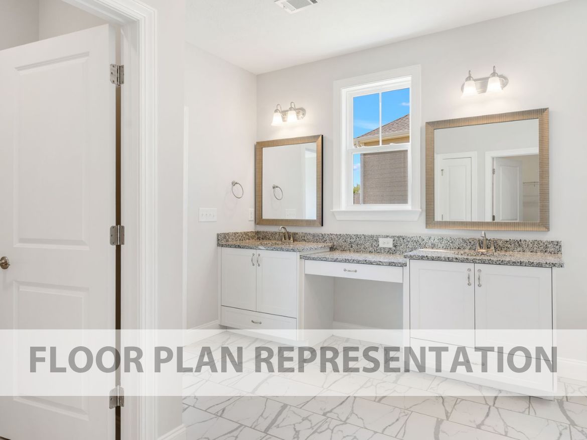 Sutton Plan Primary Bath Double Vanity