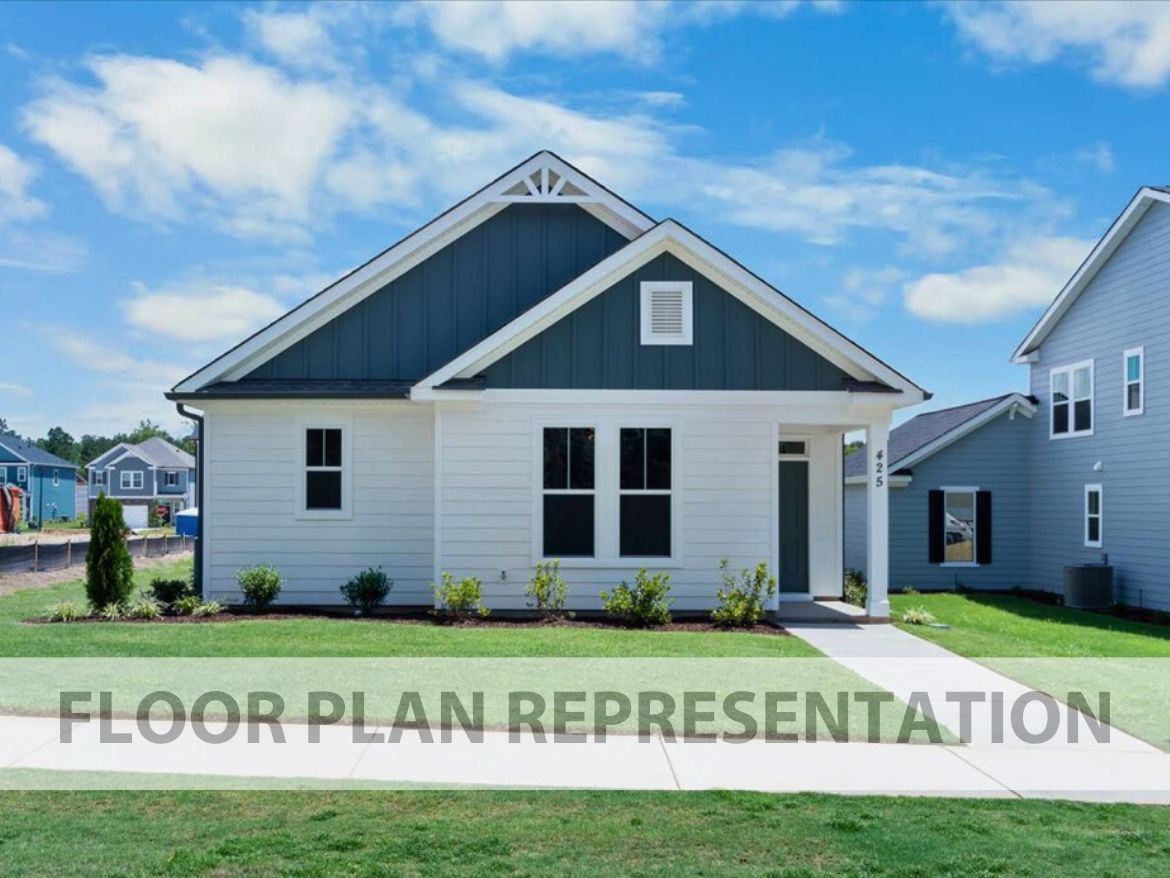 Robin Plan Elevation B – 3 Bedroom Home by Ivey Homes