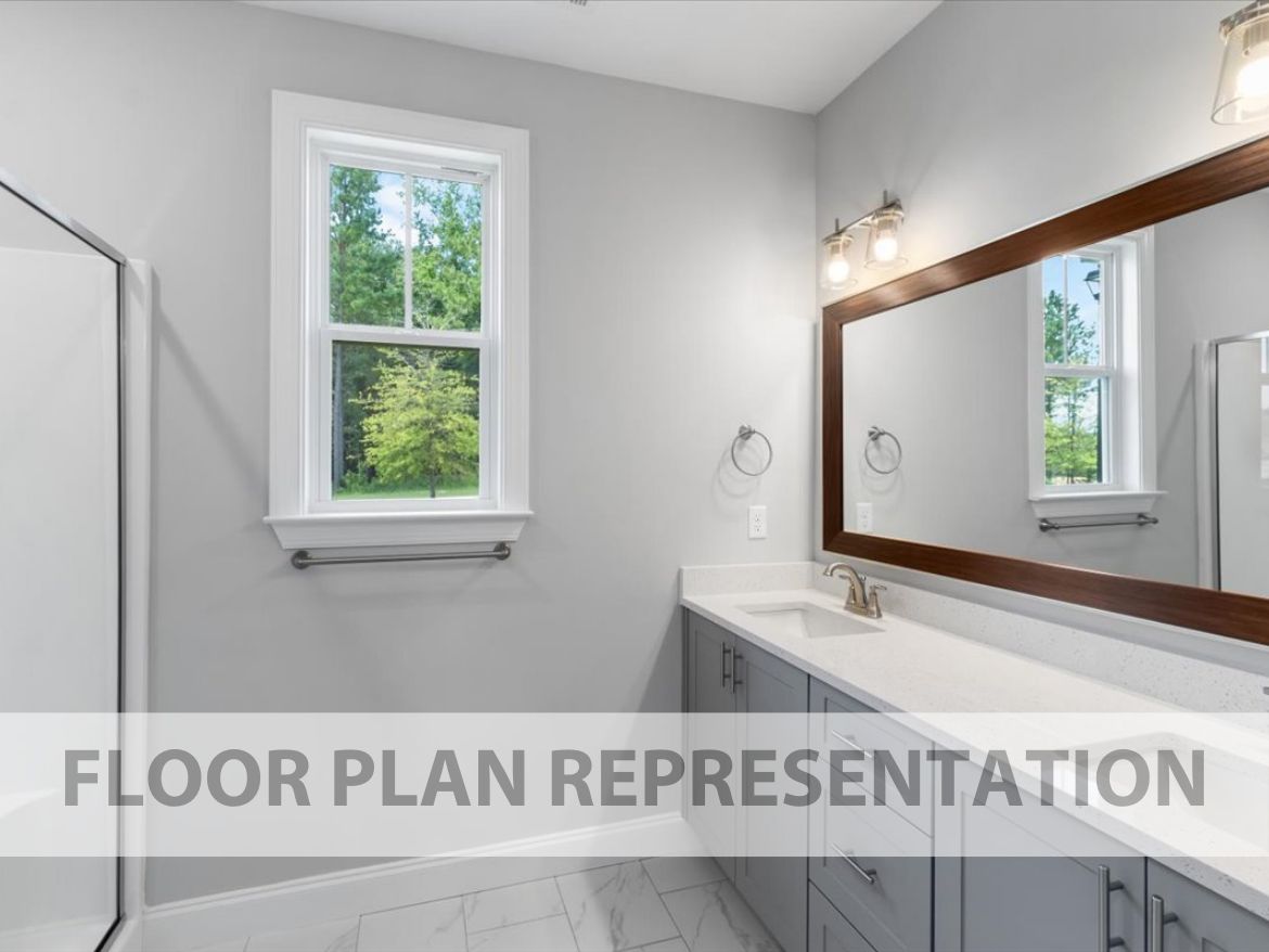 Robin Plan Primary Bathroom | Ivey Homes