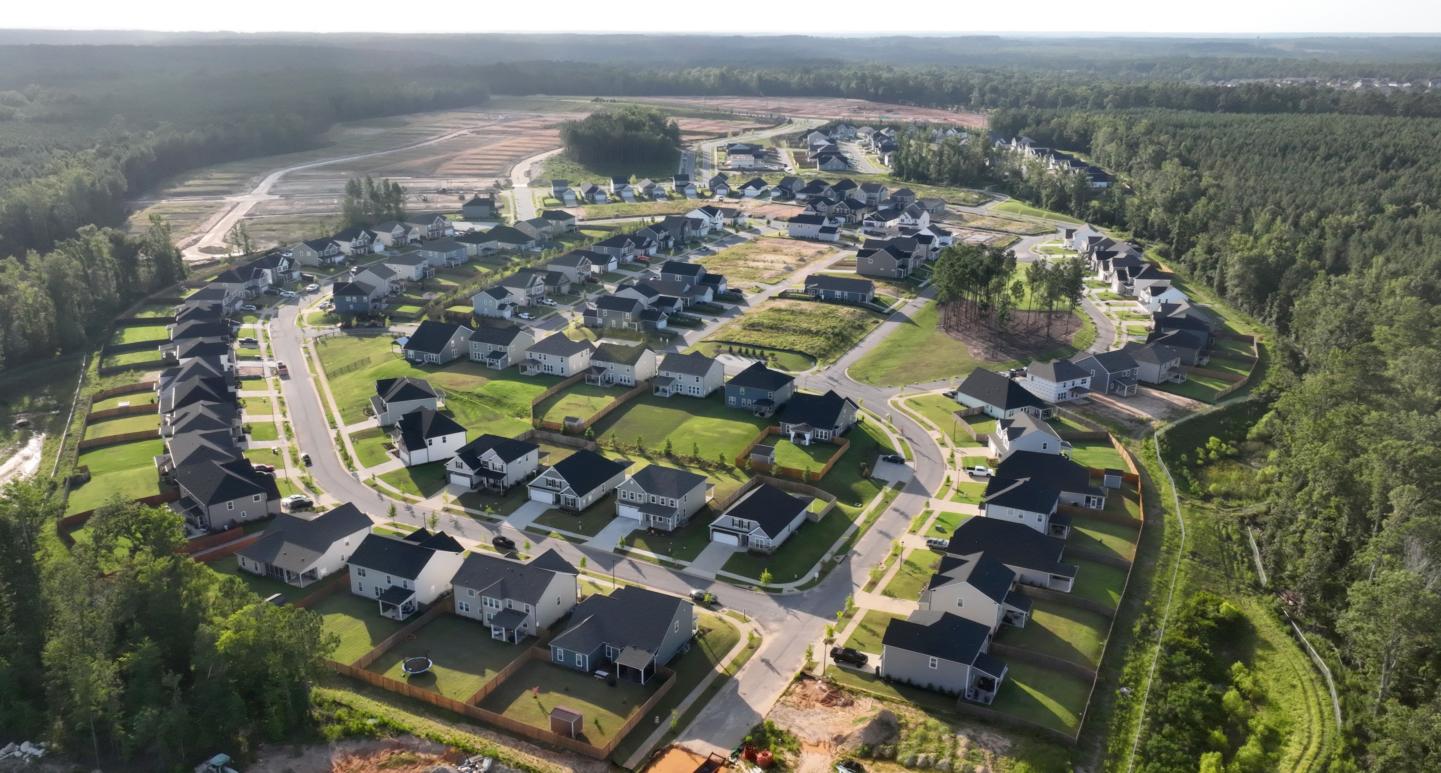 Ivey Homes Tillery Park Aerial View