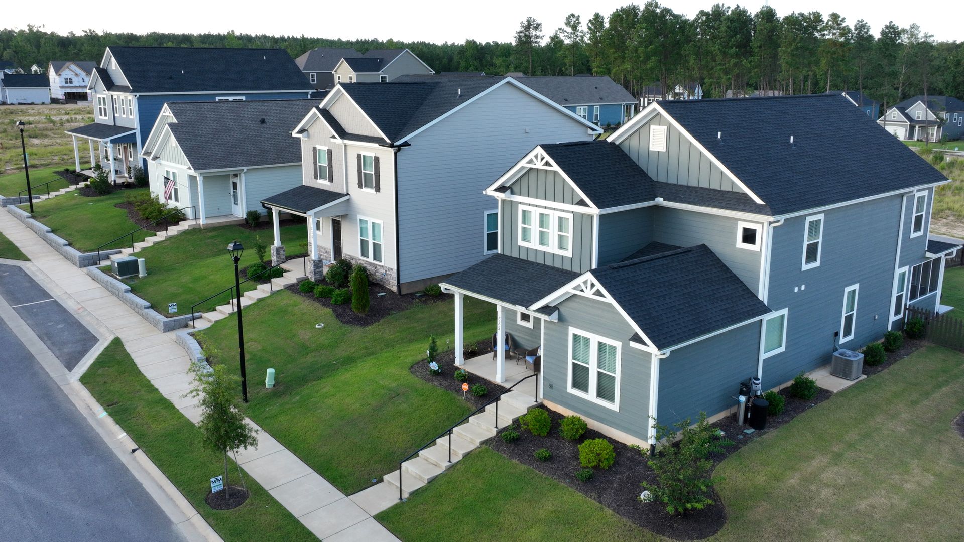 Ivey Homes Tillery Park Streetscape