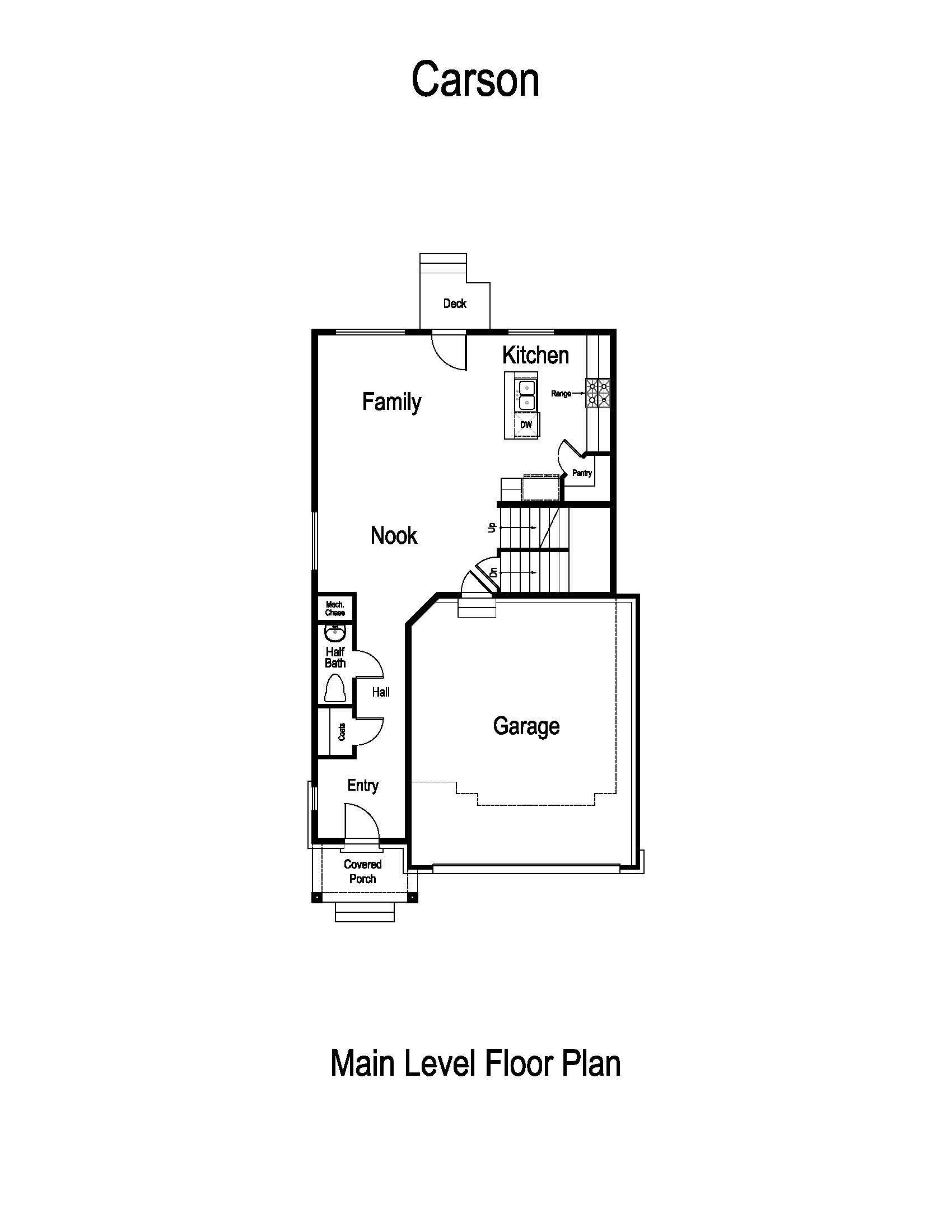 Main Level Floor Plans