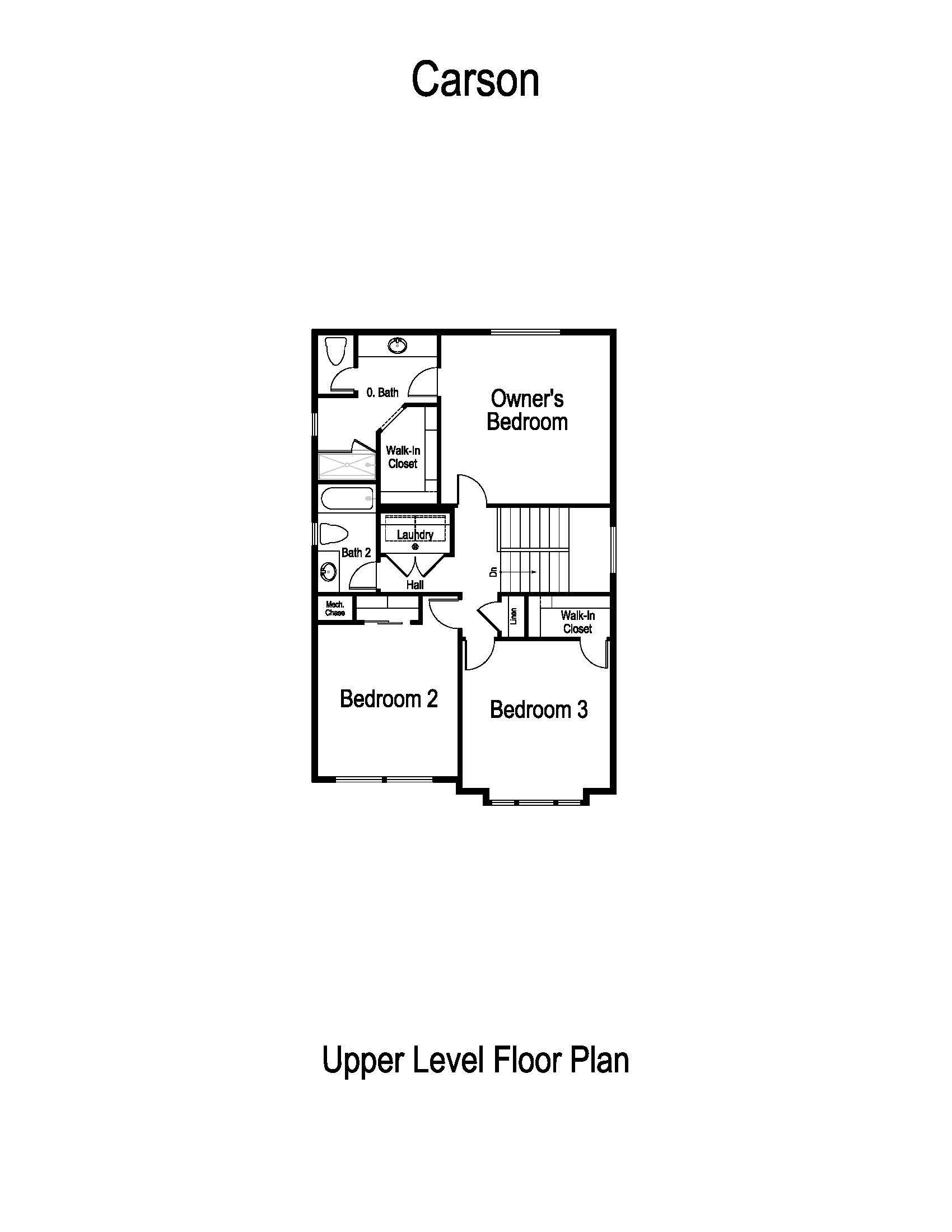 Upper Level Floor Plans