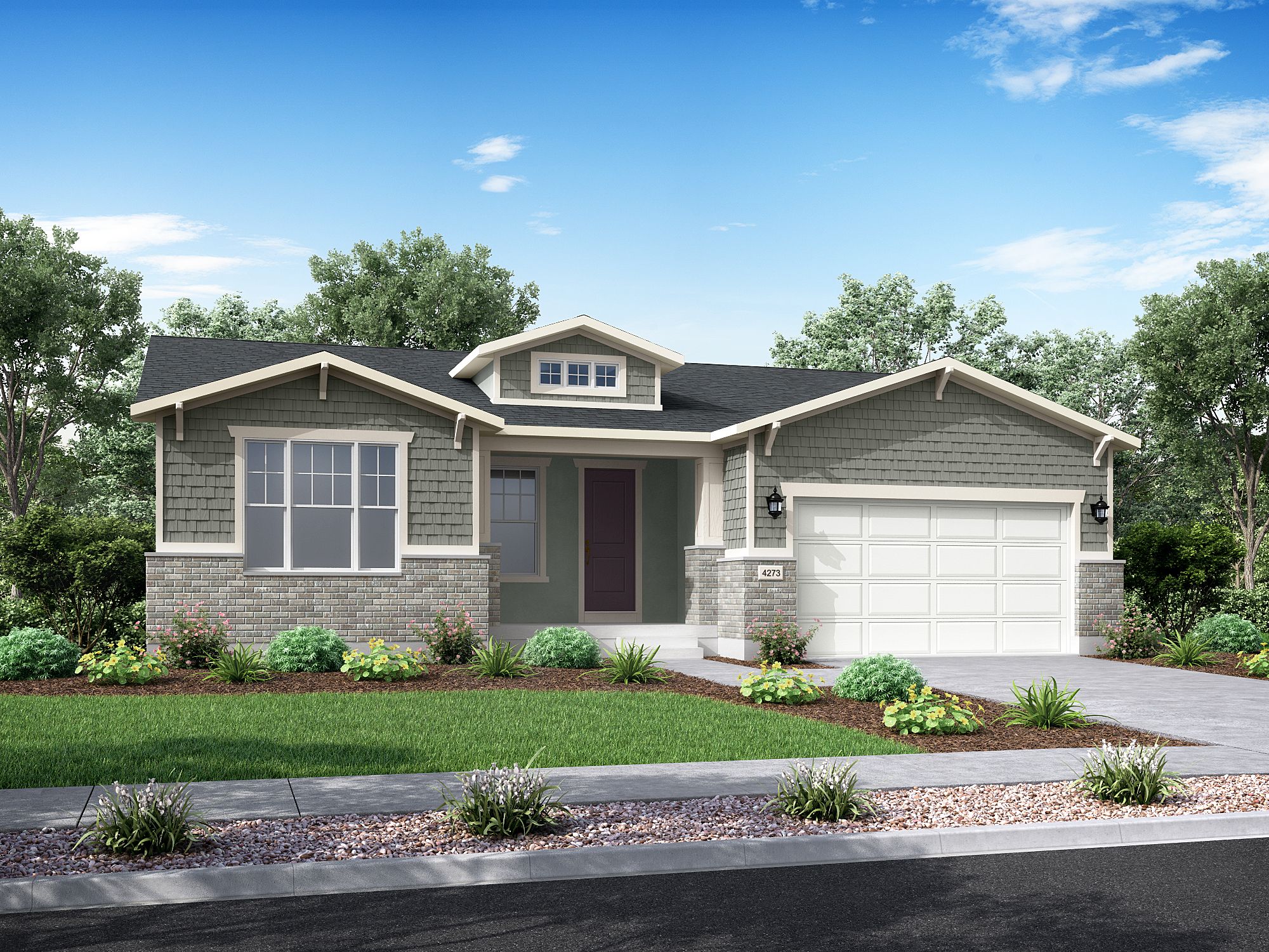 1550 Craftsman - Hidden Oaks Collection: Herriman, Utah - Ivory Homes