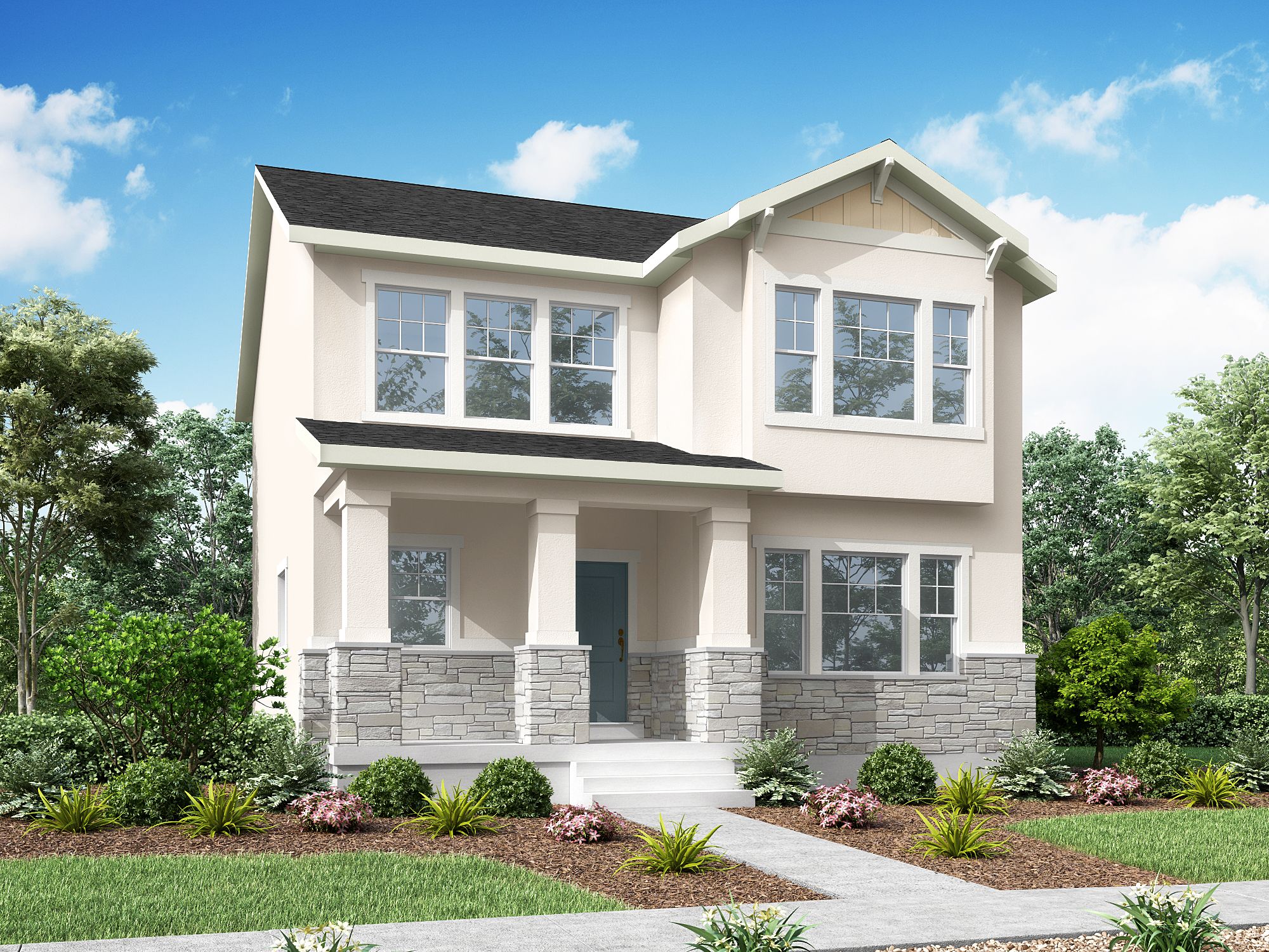 Plymouth - Overland Cottages Village 2: Eagle Mountain, Utah - Ivory Homes