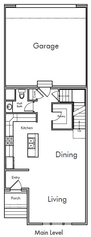 casa en Francis Commons Townhomes por Ivory Homes