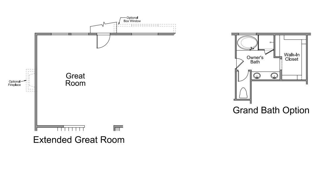 Floor plan Options
