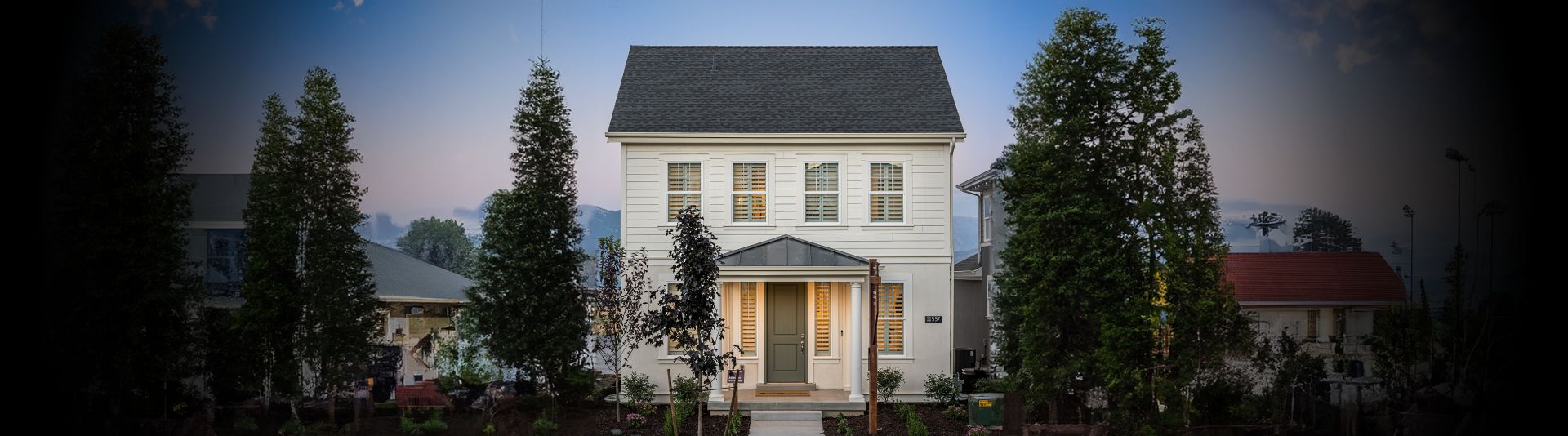 Daybreak Cascade Village Banner