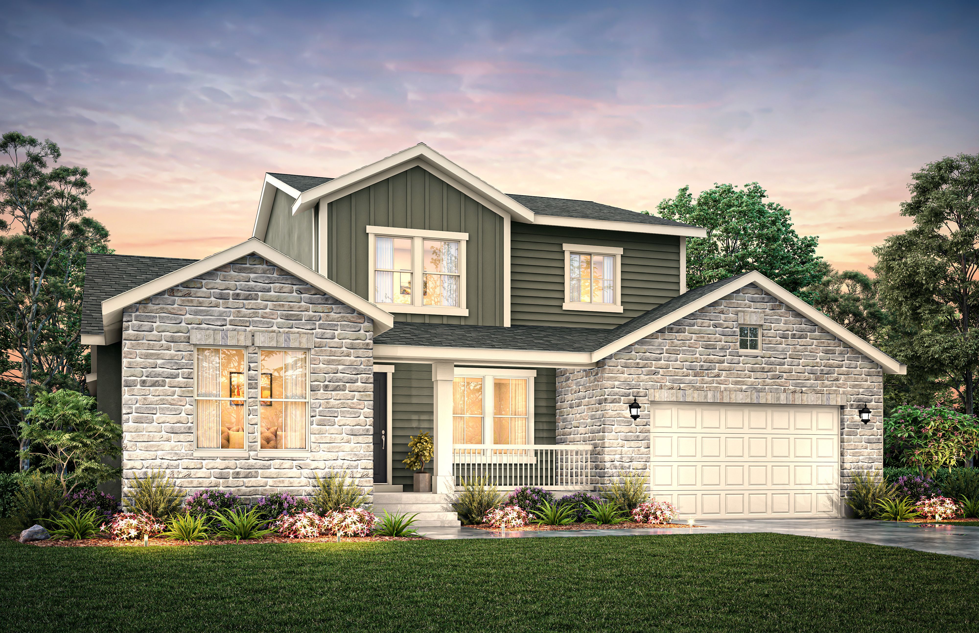 Crescent Farmhouse floor plan