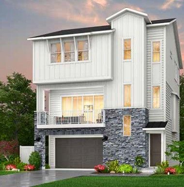 Holbrook Place E Villas por Ivory Homes en Provo-Orem Utah