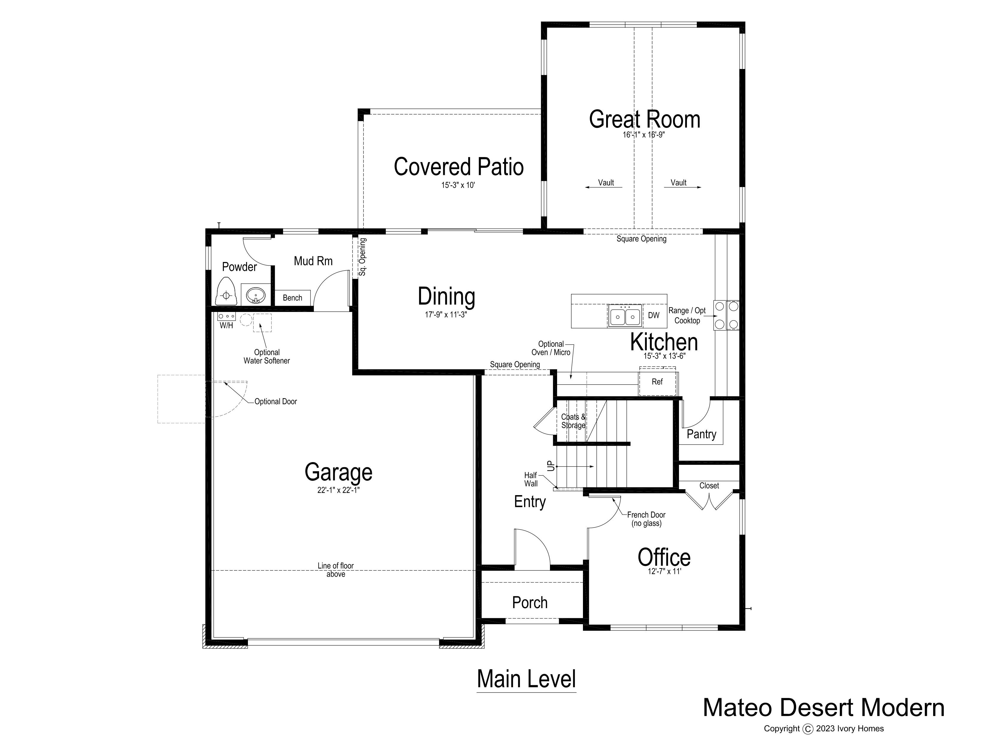 Mate Desert Modern - Main Level