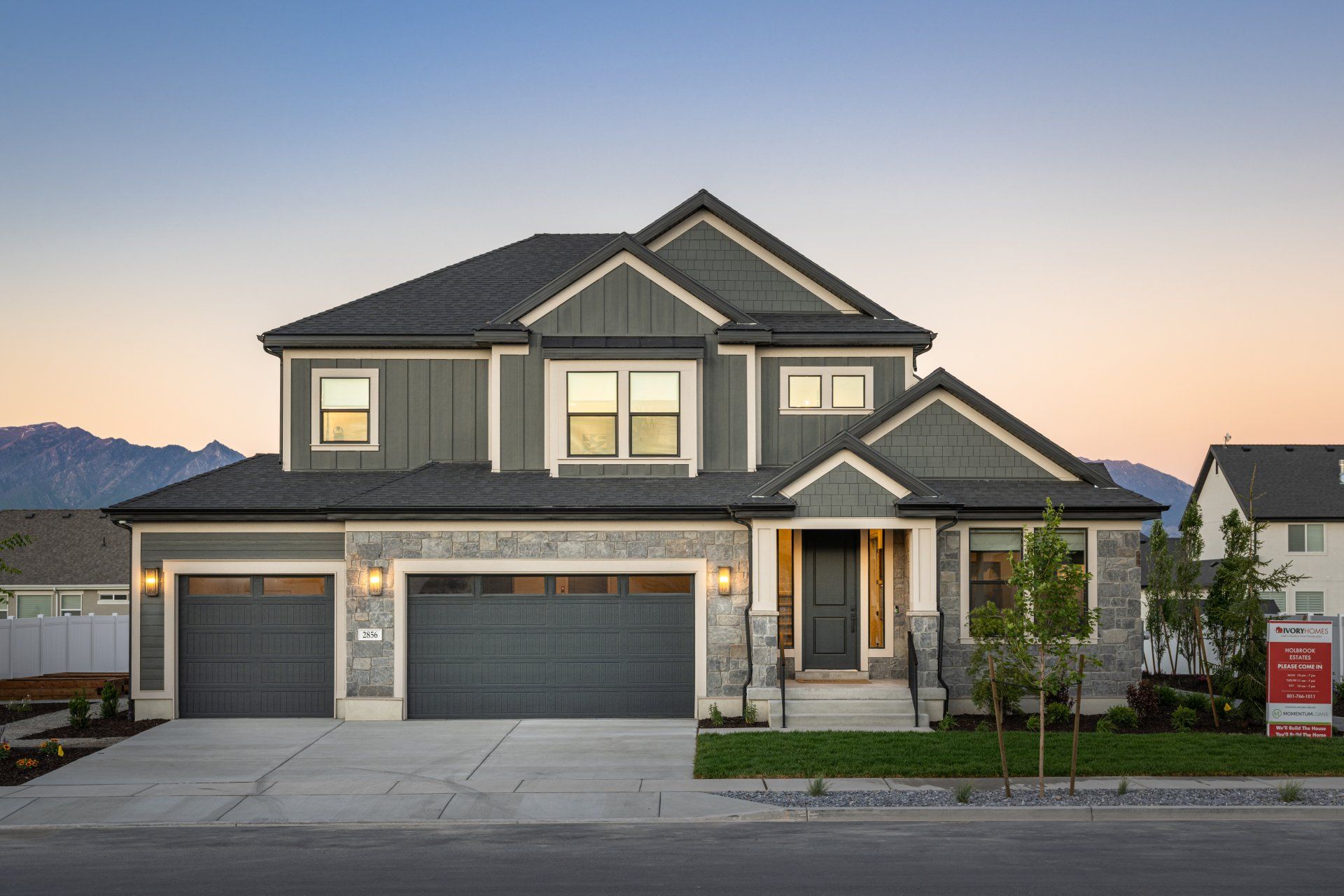 casa en Holbrook Farms por Ivory Homes