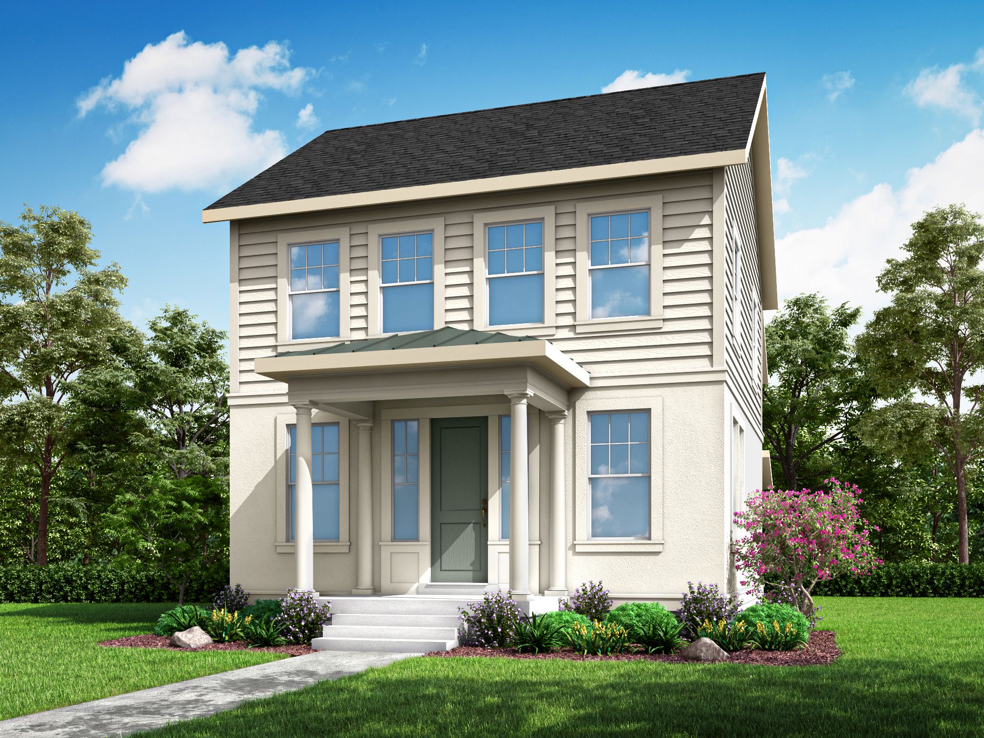 Auburn Colonial - Daybreak Watermark: South Jordan, Utah - Ivory Homes