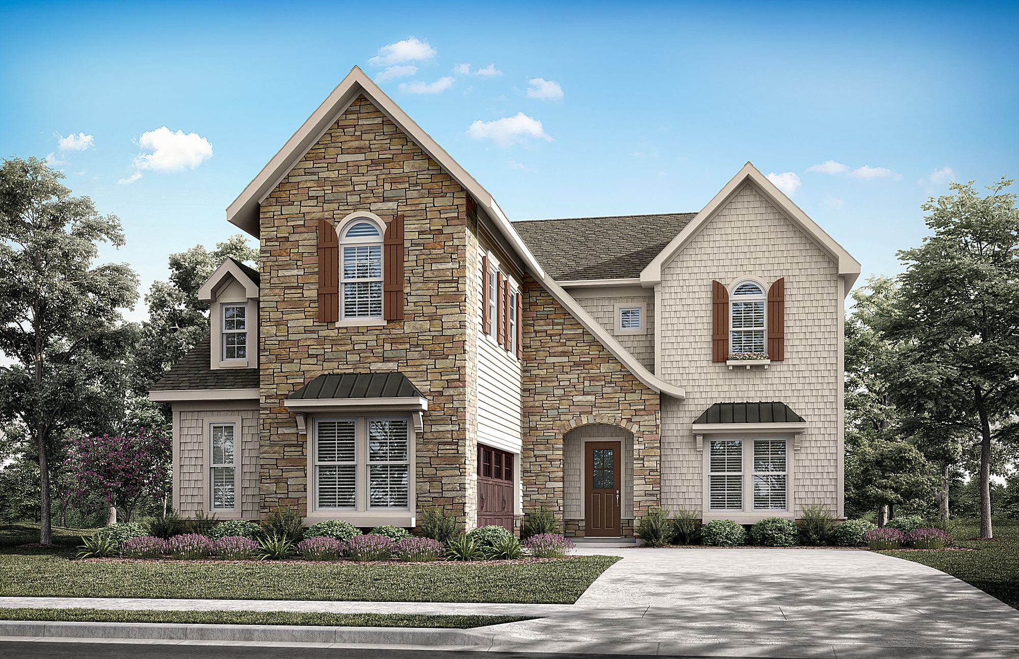 Amberly Southern Cottage Available in Brick or Stone