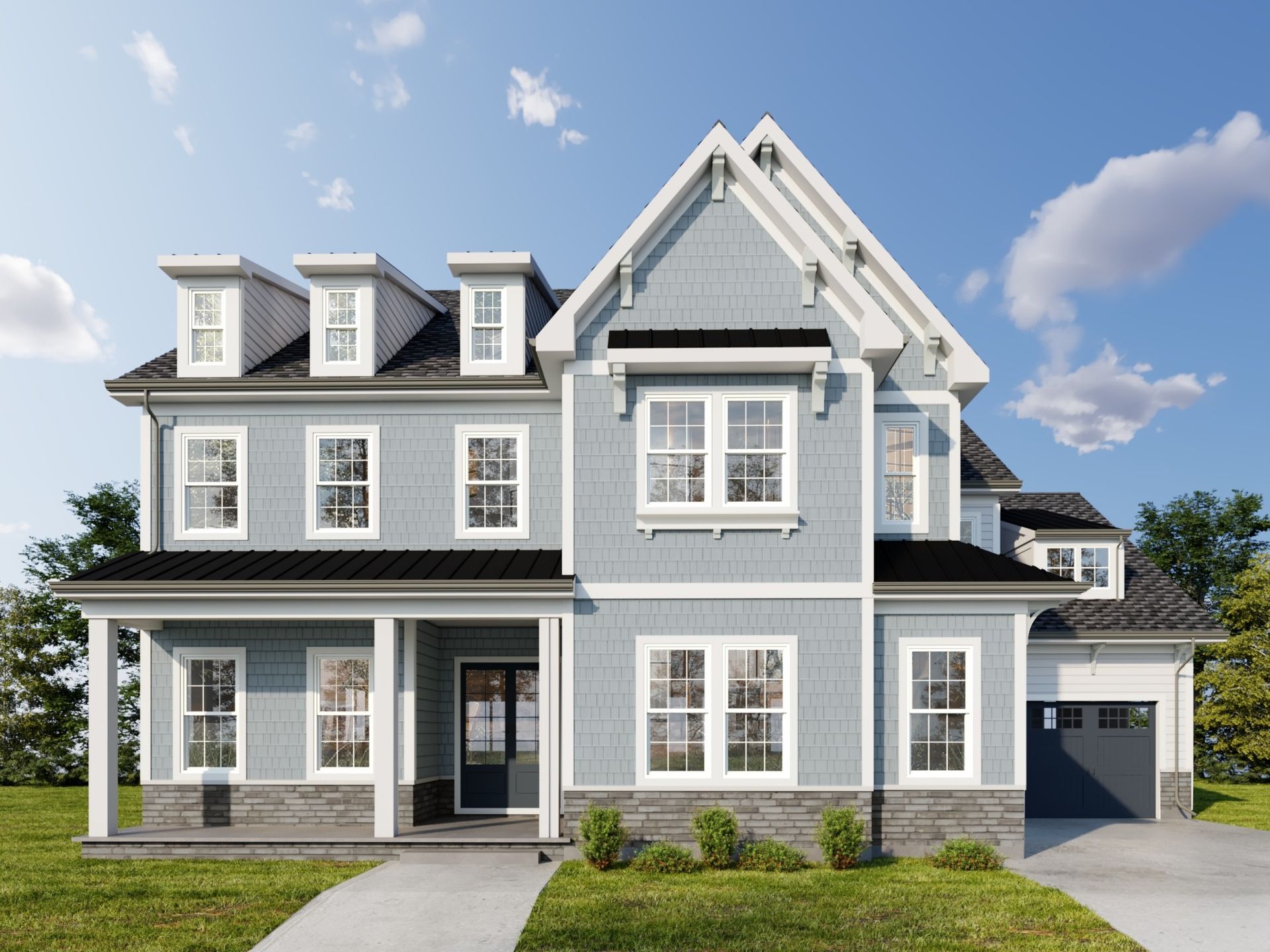 Available with Brick or Stone