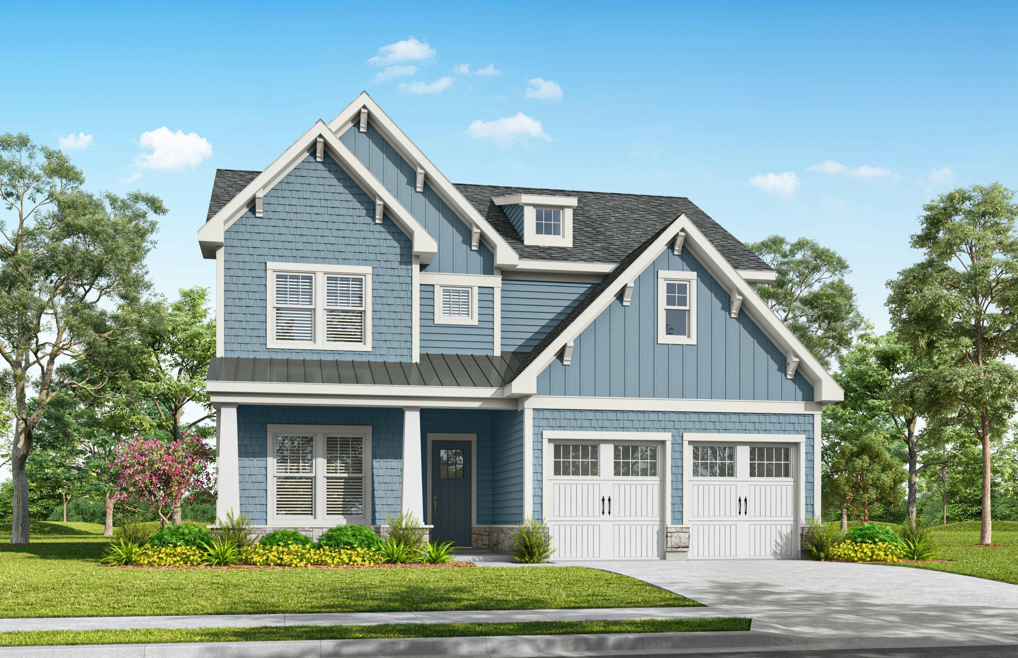 Belmont Craftsman Available in Brick or Stone