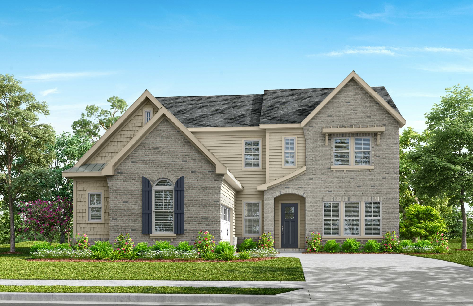 Garrison Southern Cottage Available in Brick or Stone