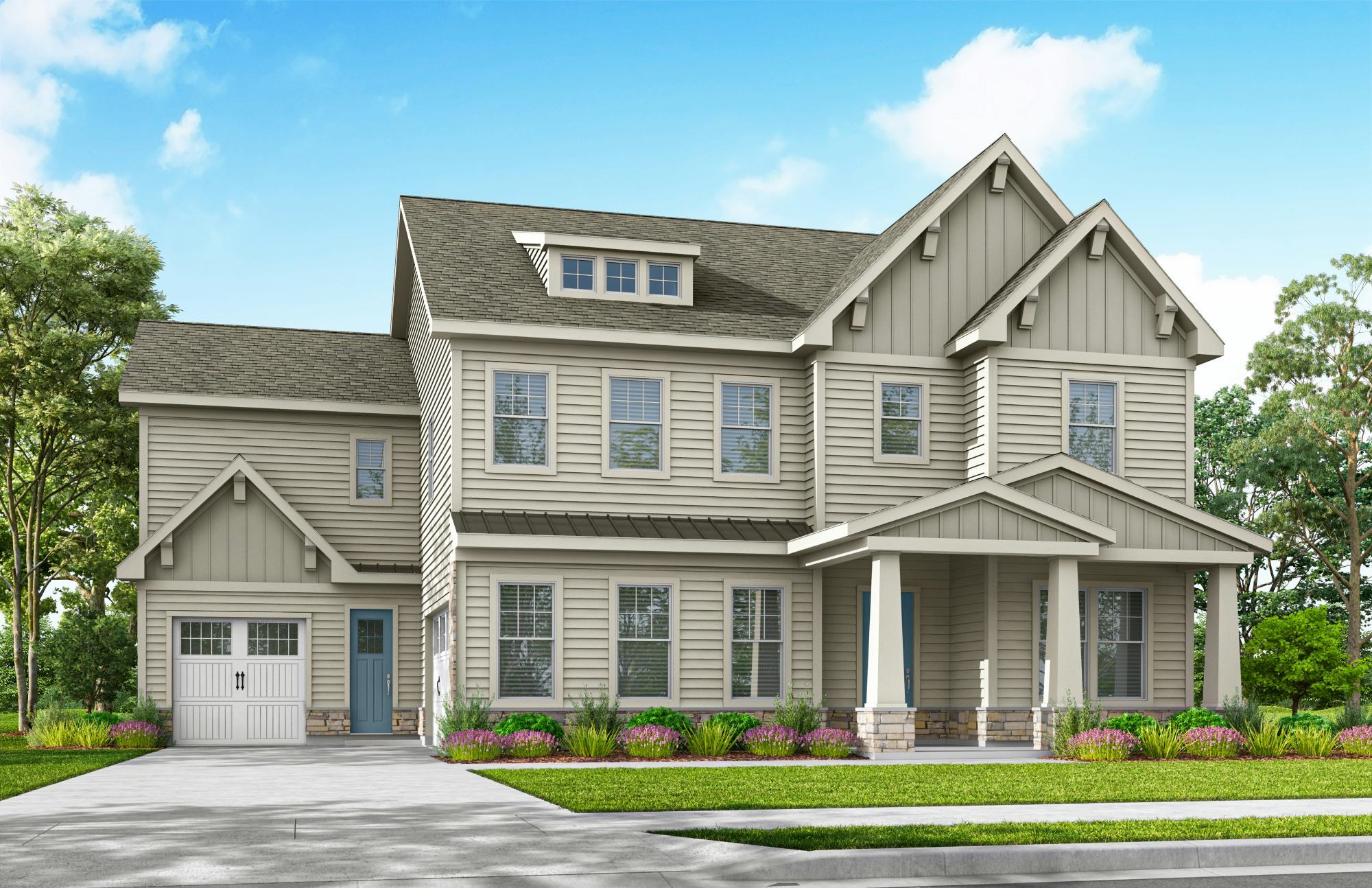 Darlington Craftsman Available in Brick or Stone