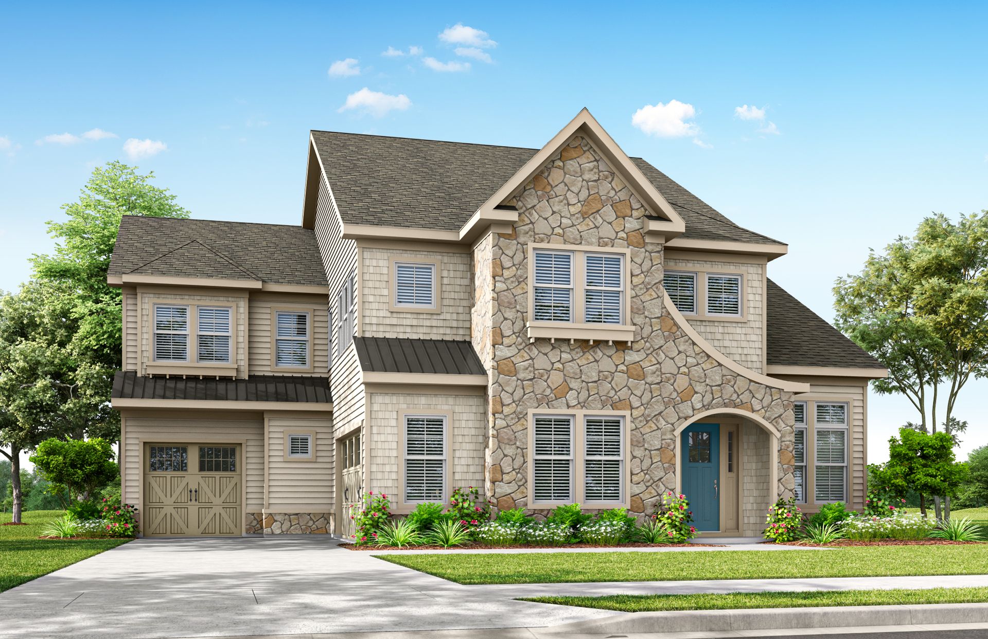 Huntingdon Southern Cottage Available in Brick or Stone