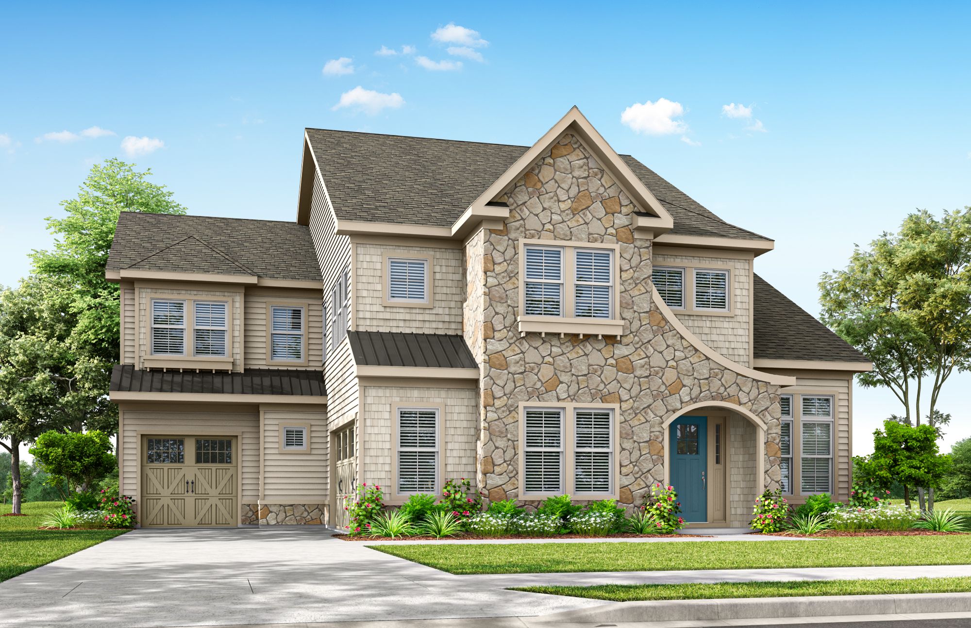 Huntingdon Southern Cottage Available in Brick or Stone