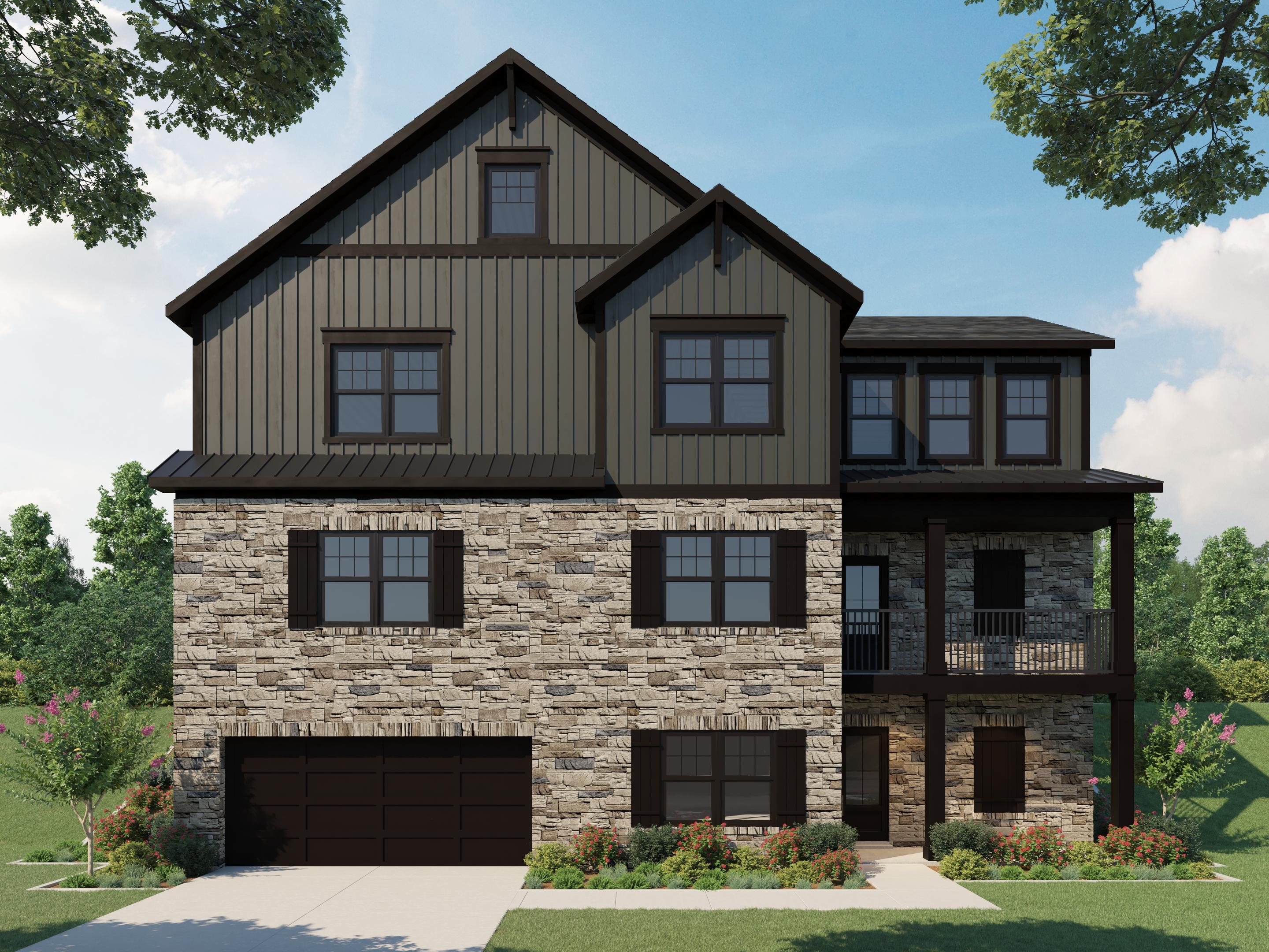 Farmhouse - 2 Car Garage