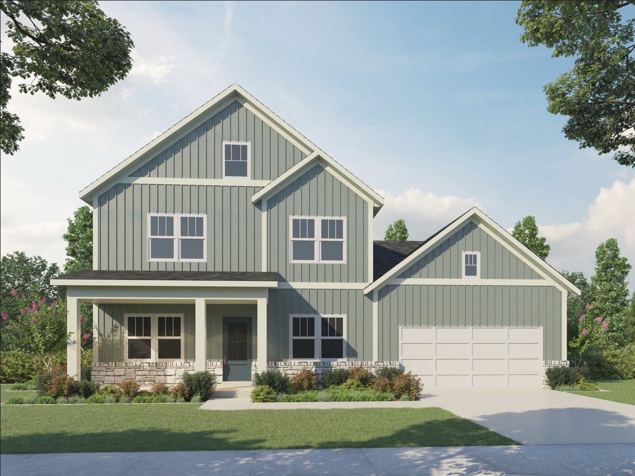 Farmhouse - 2 Car Garage