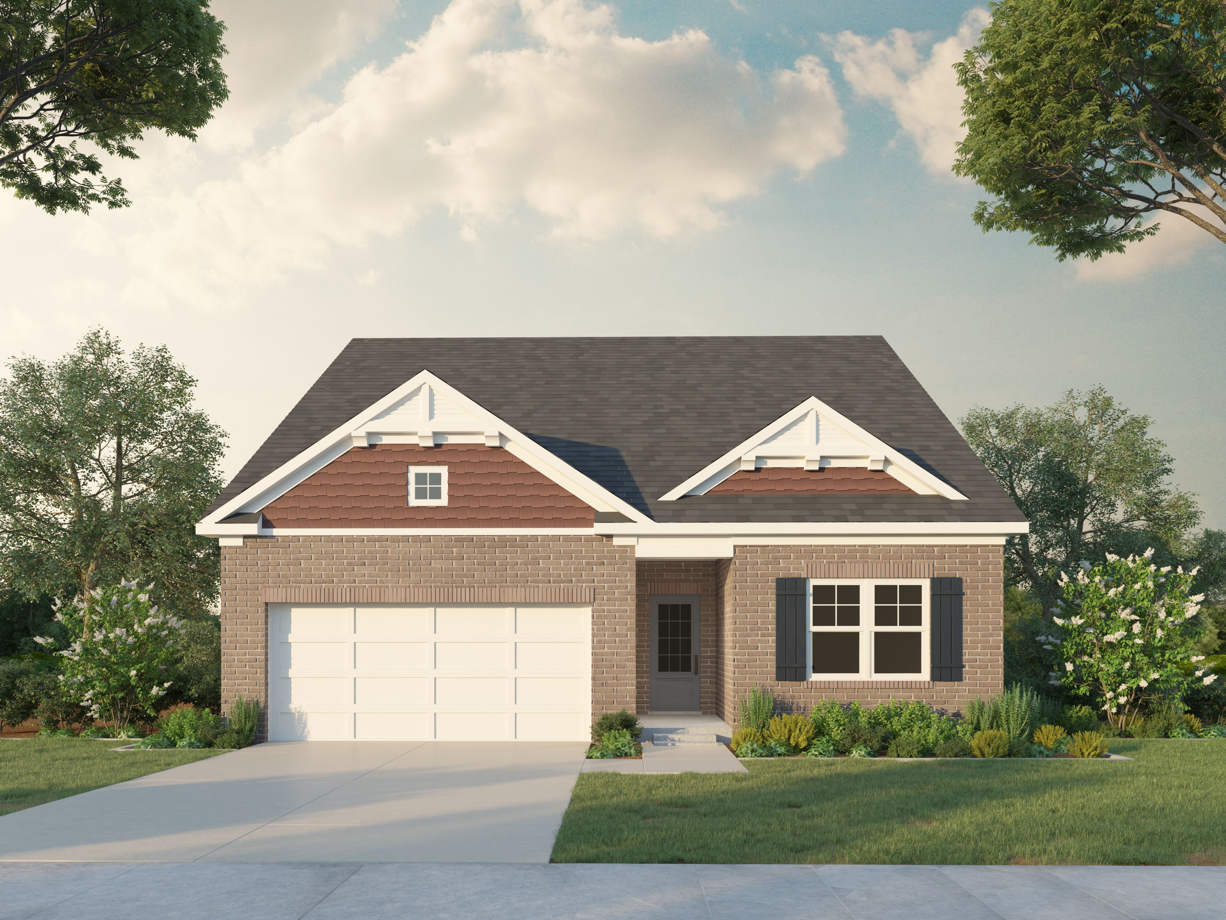 The Lucy 5 + Basement Plan at Magnolia Pointe in Richmond, KY by James