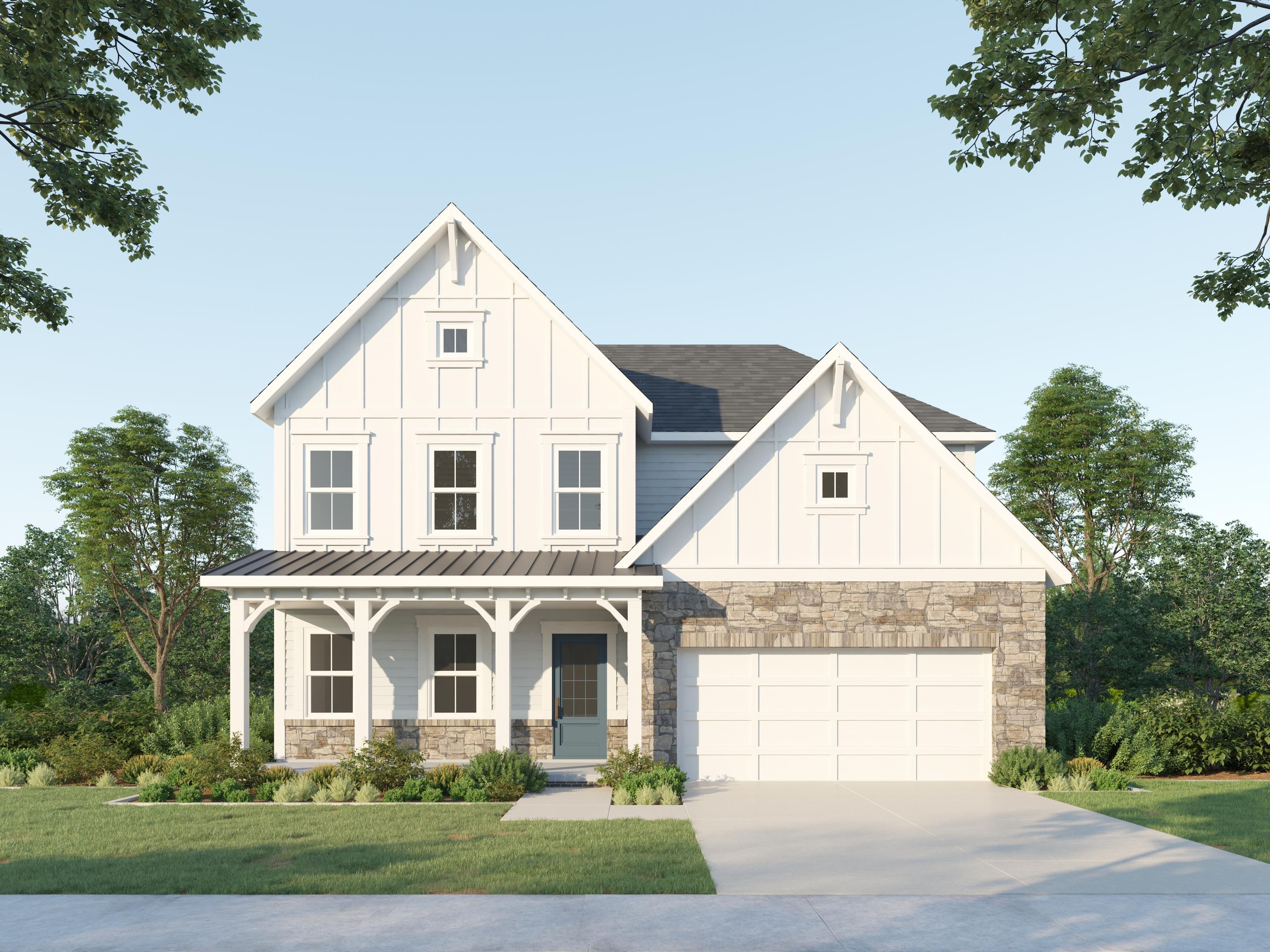 Farmhouse - 2 Car Garage