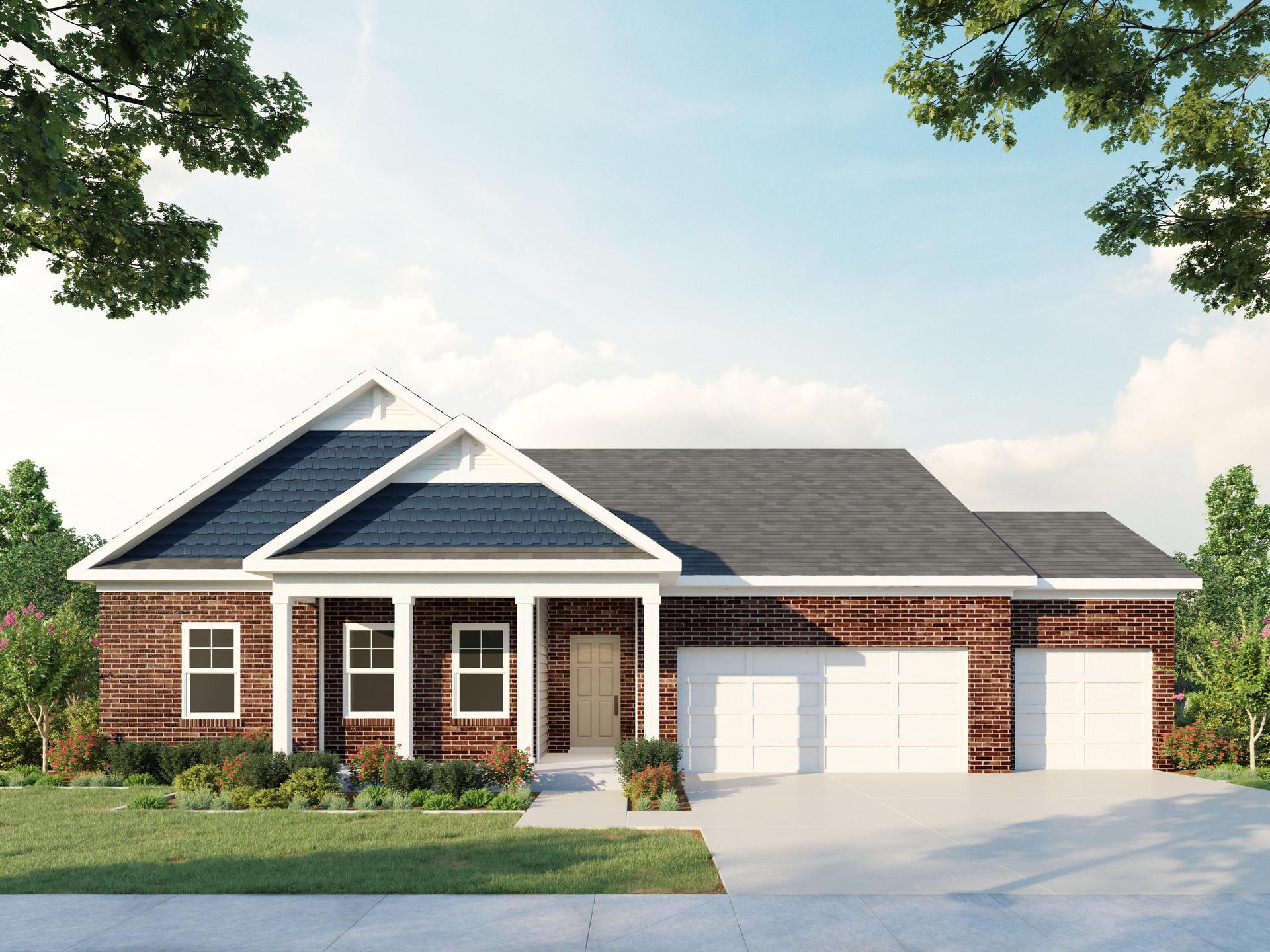 Farmhouse - 3 Car Garage