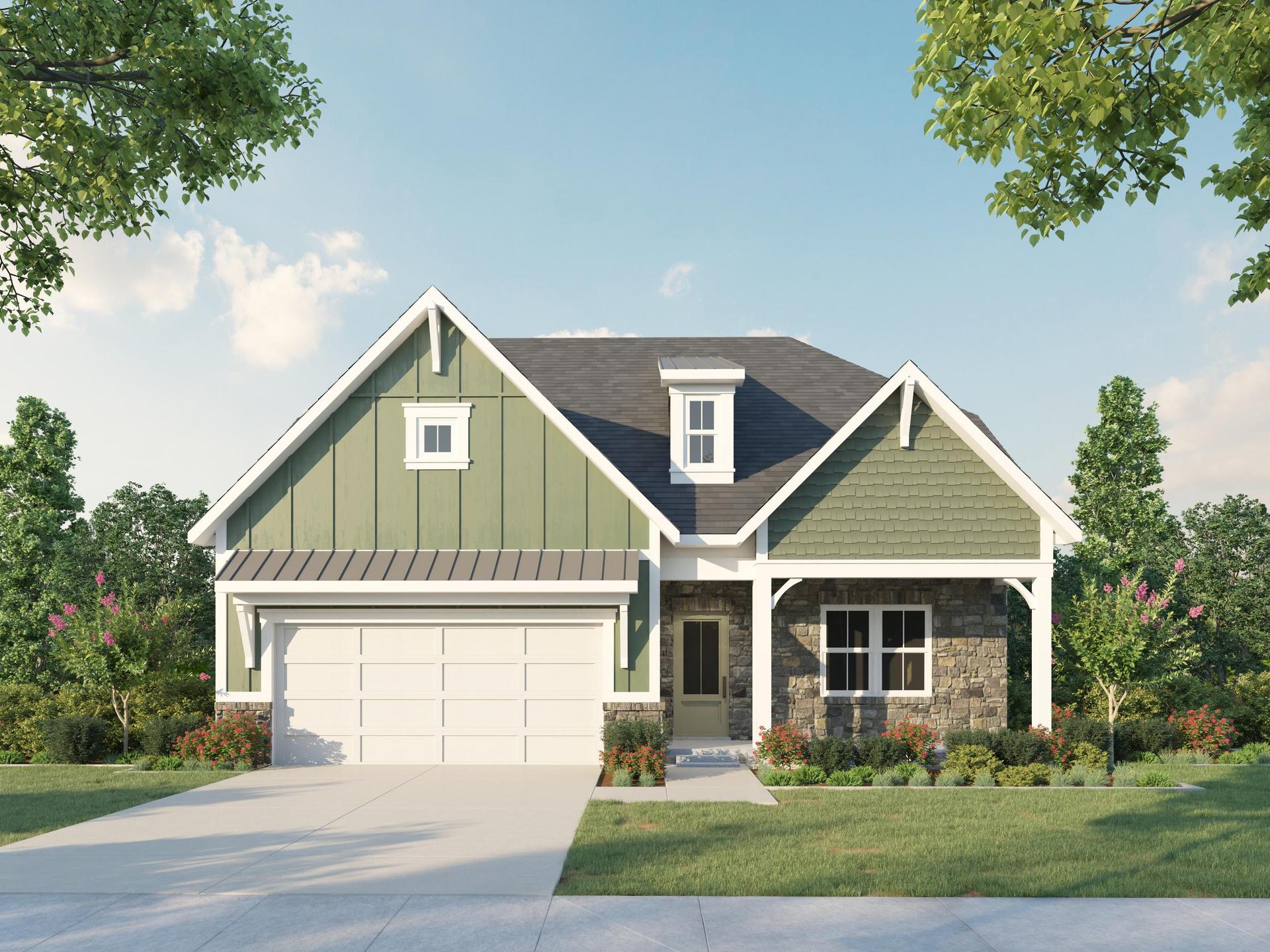 Farmhouse - 2 Car Garage