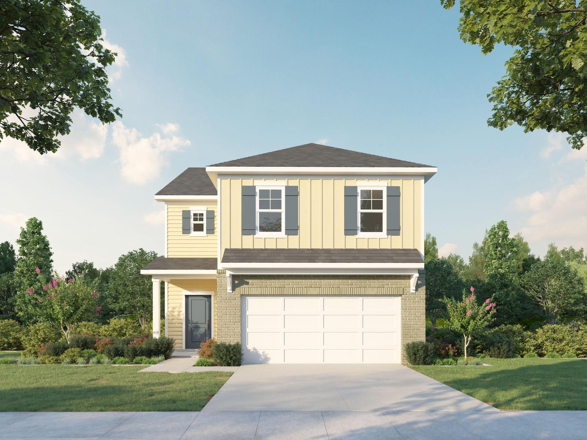 Farmhouse - 2 Car Garage