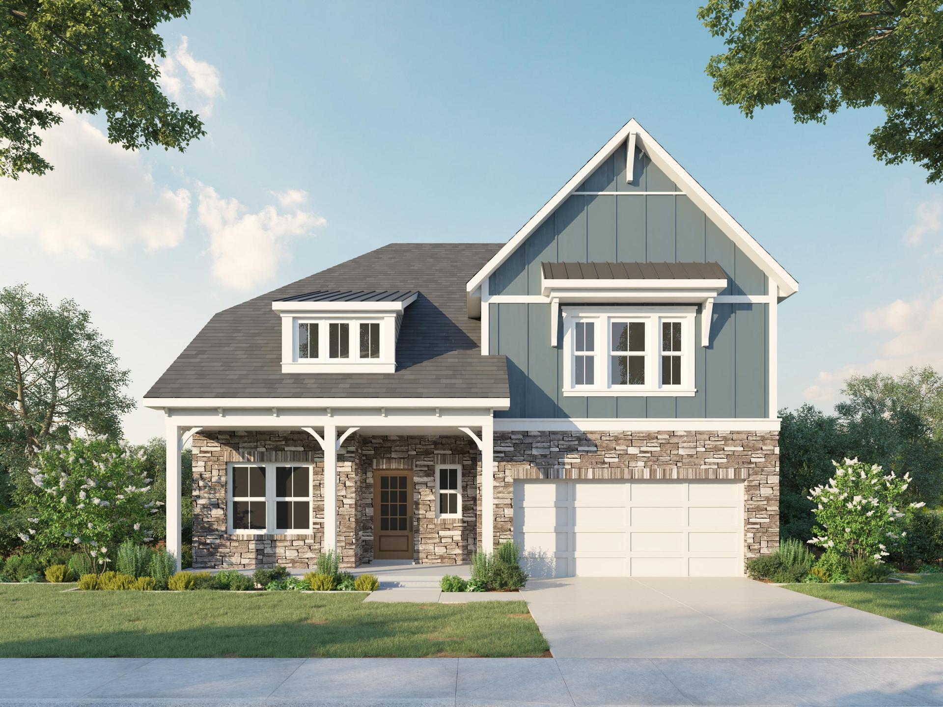 Farmhouse - 2 Car Garage