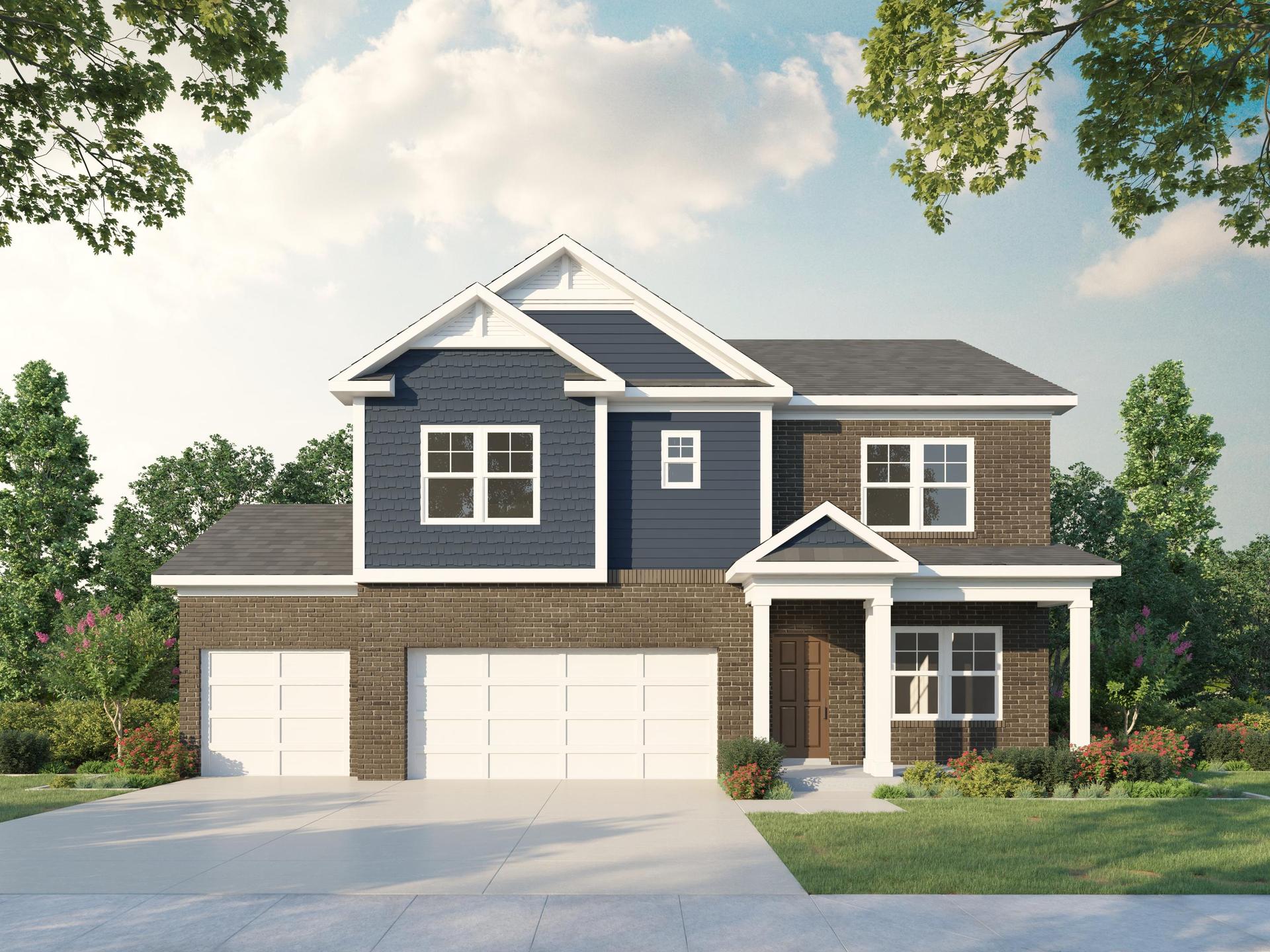 Farmhouse - 3 Car Garage