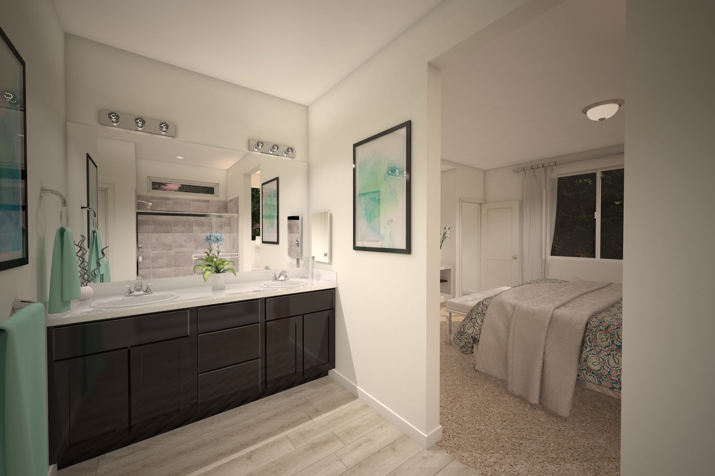 The Daylily | Primary Bathroom