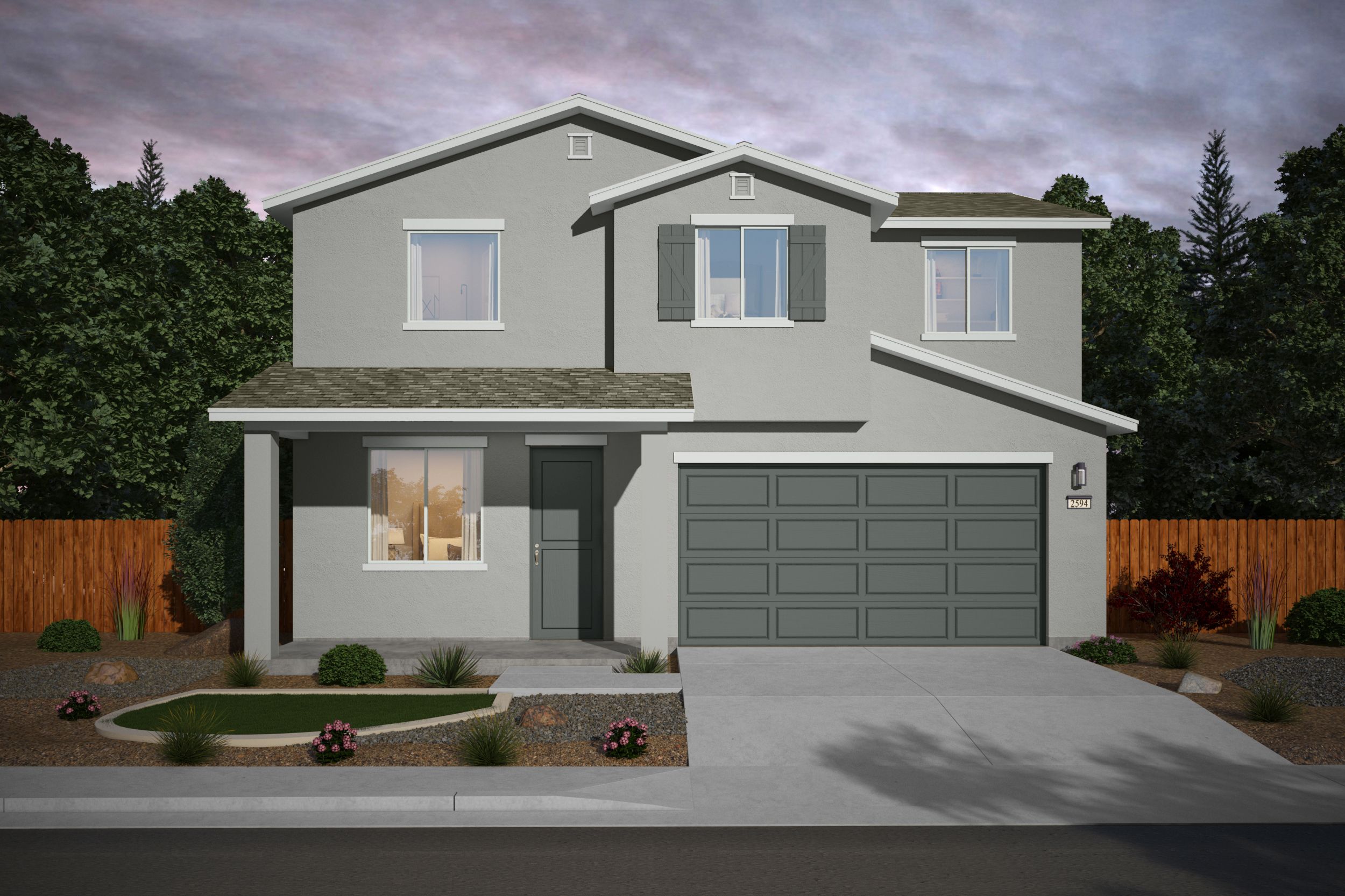The Violet | Cottage Elevation | Scheme 8
