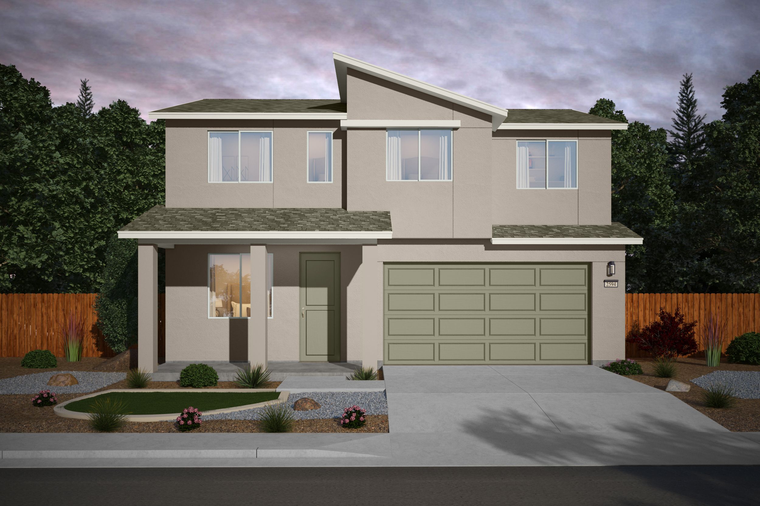 The Violet | Modern Elevation | Scheme 9