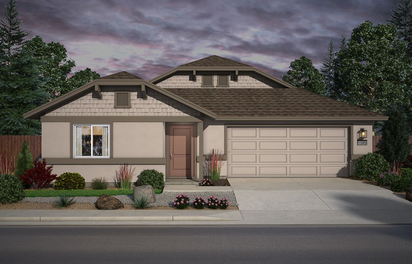 The Cypress floor plan