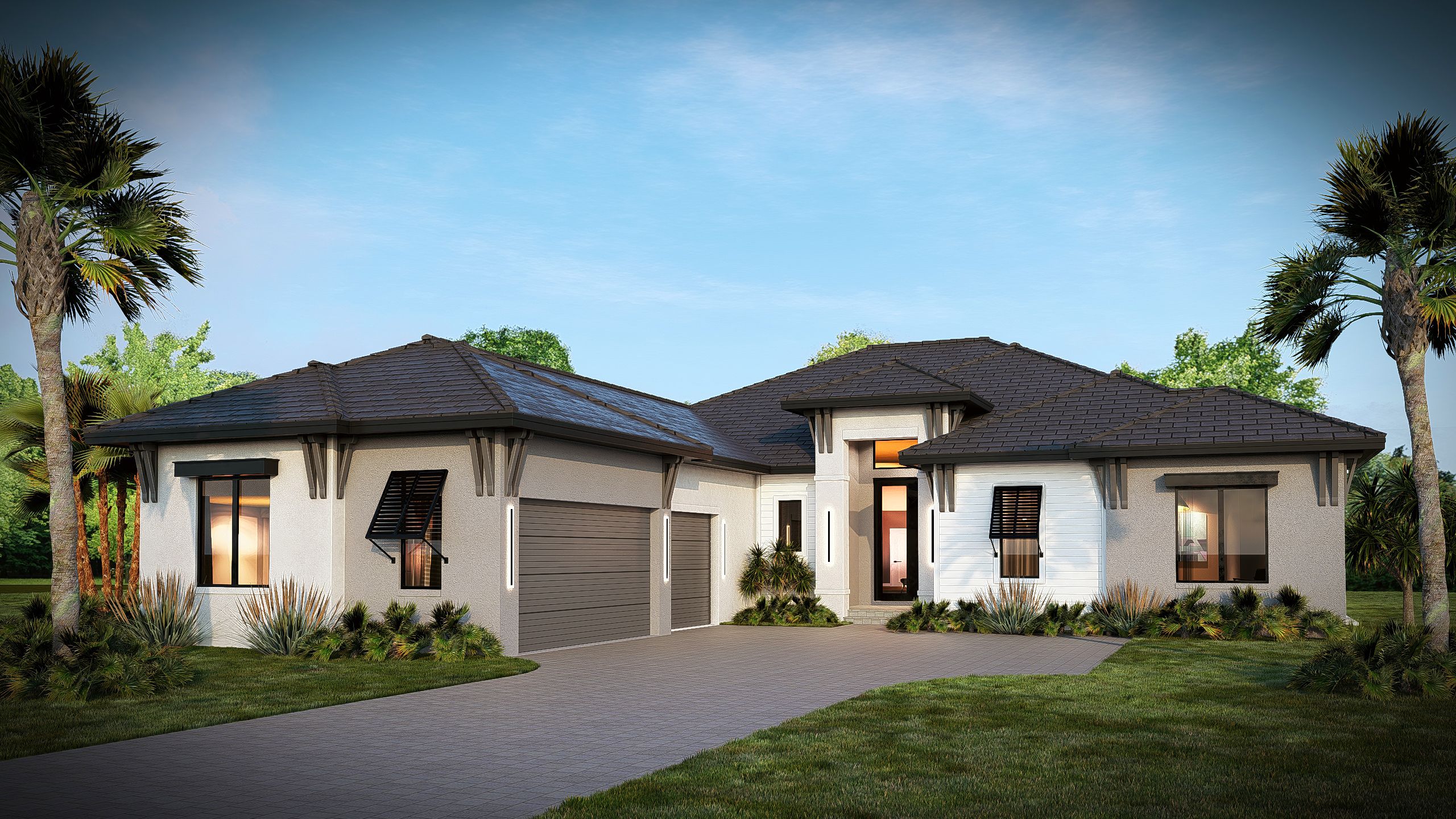 Modern-Coastal Elevation