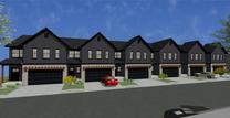 Bear Creek Townhomes por Jon Mutchner Homes en Terre Haute Indiana