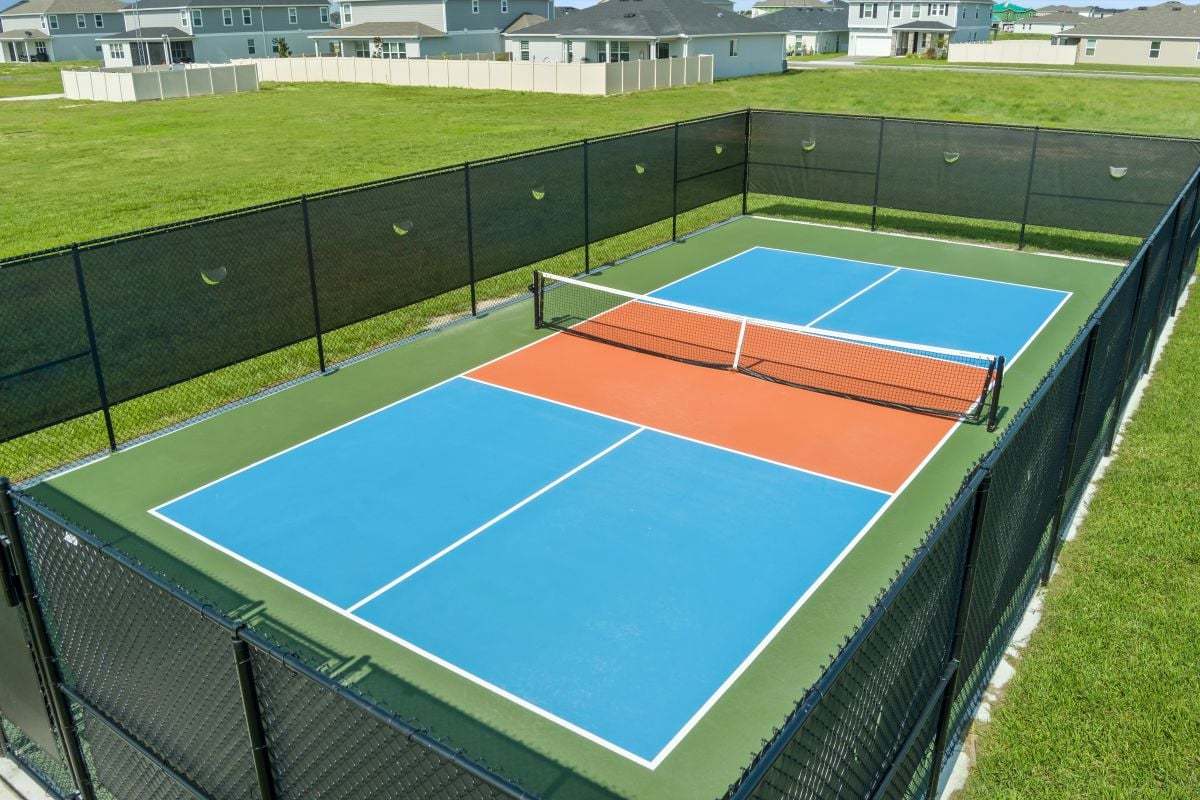 Community pickleball court