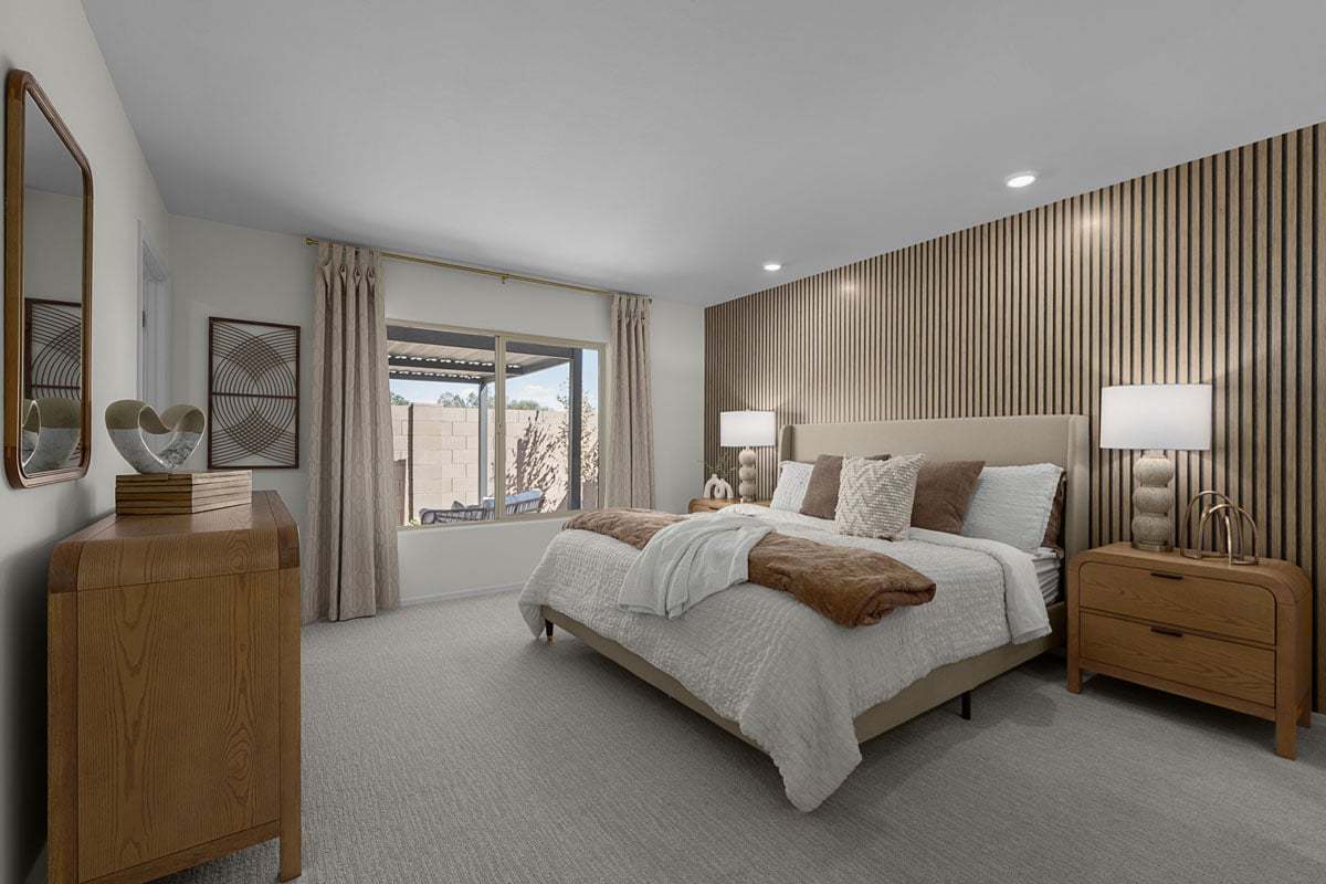 Plan 1465 Modeled - Primary bedroom