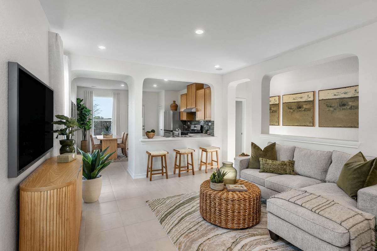 Plan 1243 Modeled floor plan