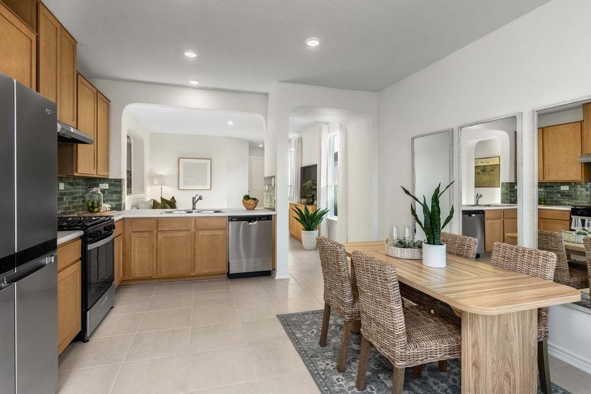 Plan 1243 Modeled - Kitchen
