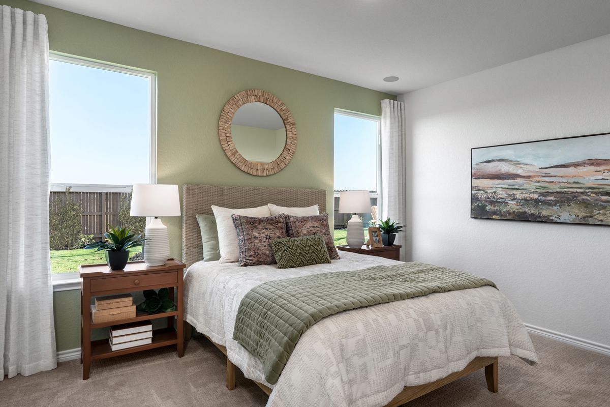 Plan 1243 Modeled - Primary bedroom