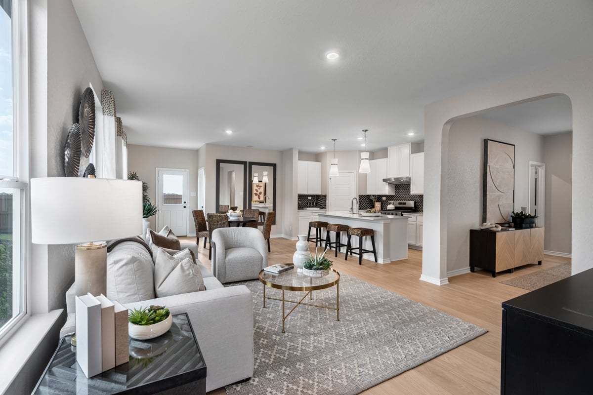 Plan 1605 Modeled - Great room