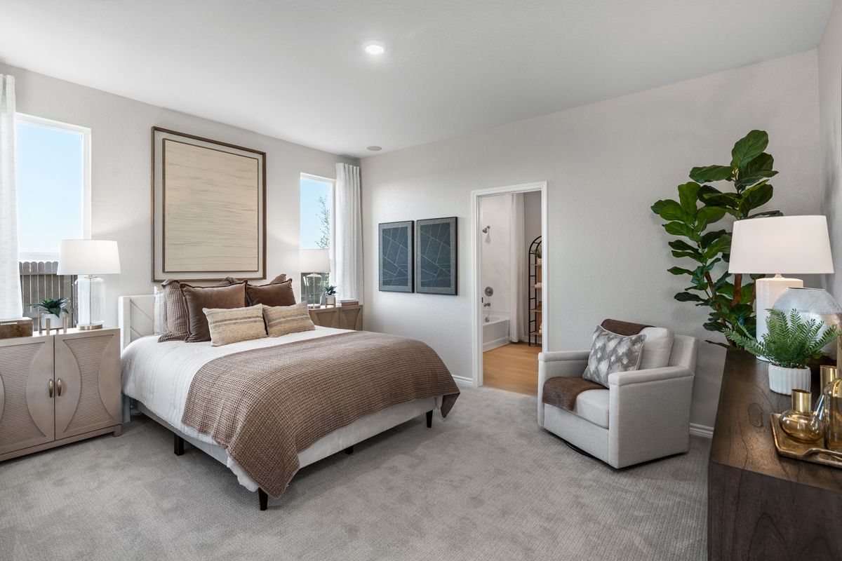 Plan 1605 Modeled - Primary bedroom