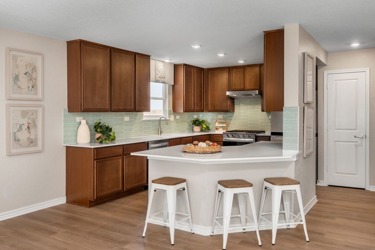Plan 1907 Modeled - Kitchen