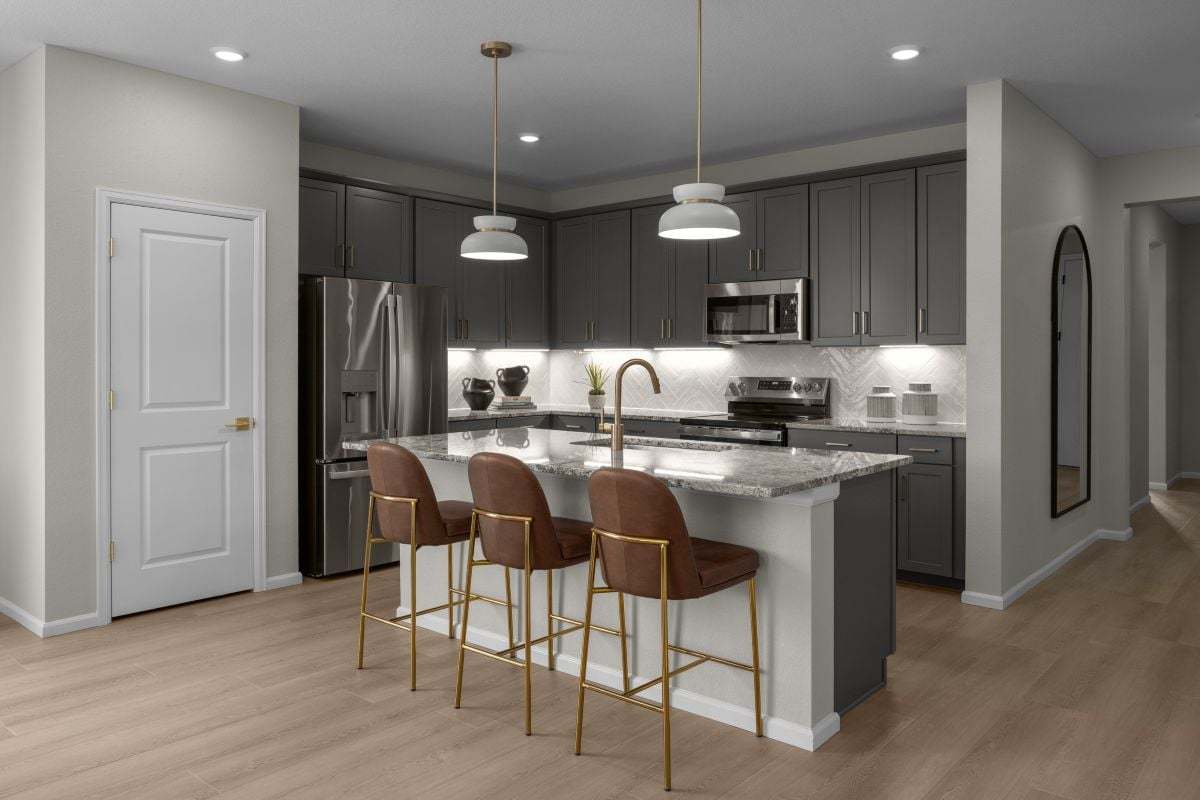 Plan 1942 Modeled - Kitchen