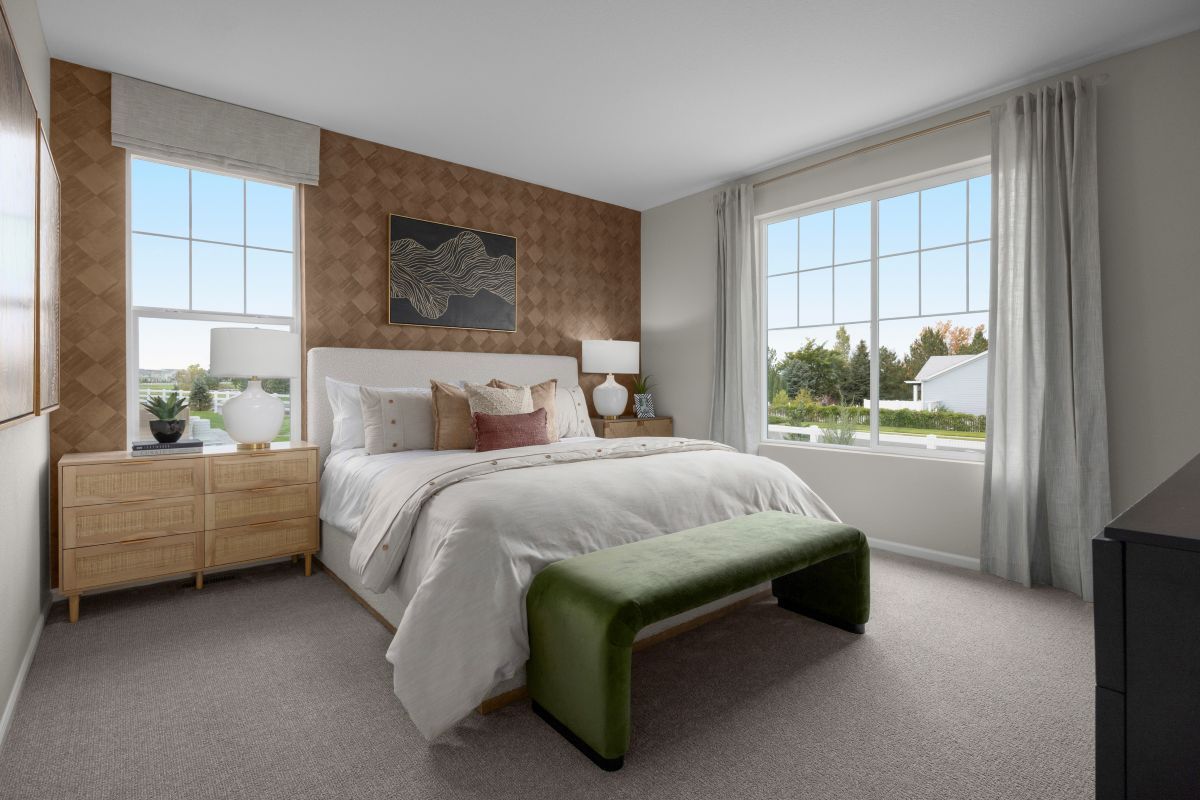 Plan 1942 Modeled - Primary bedroom