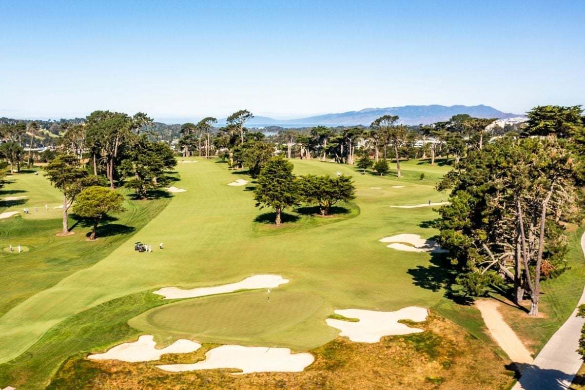 Near Lake Merced Golf Club